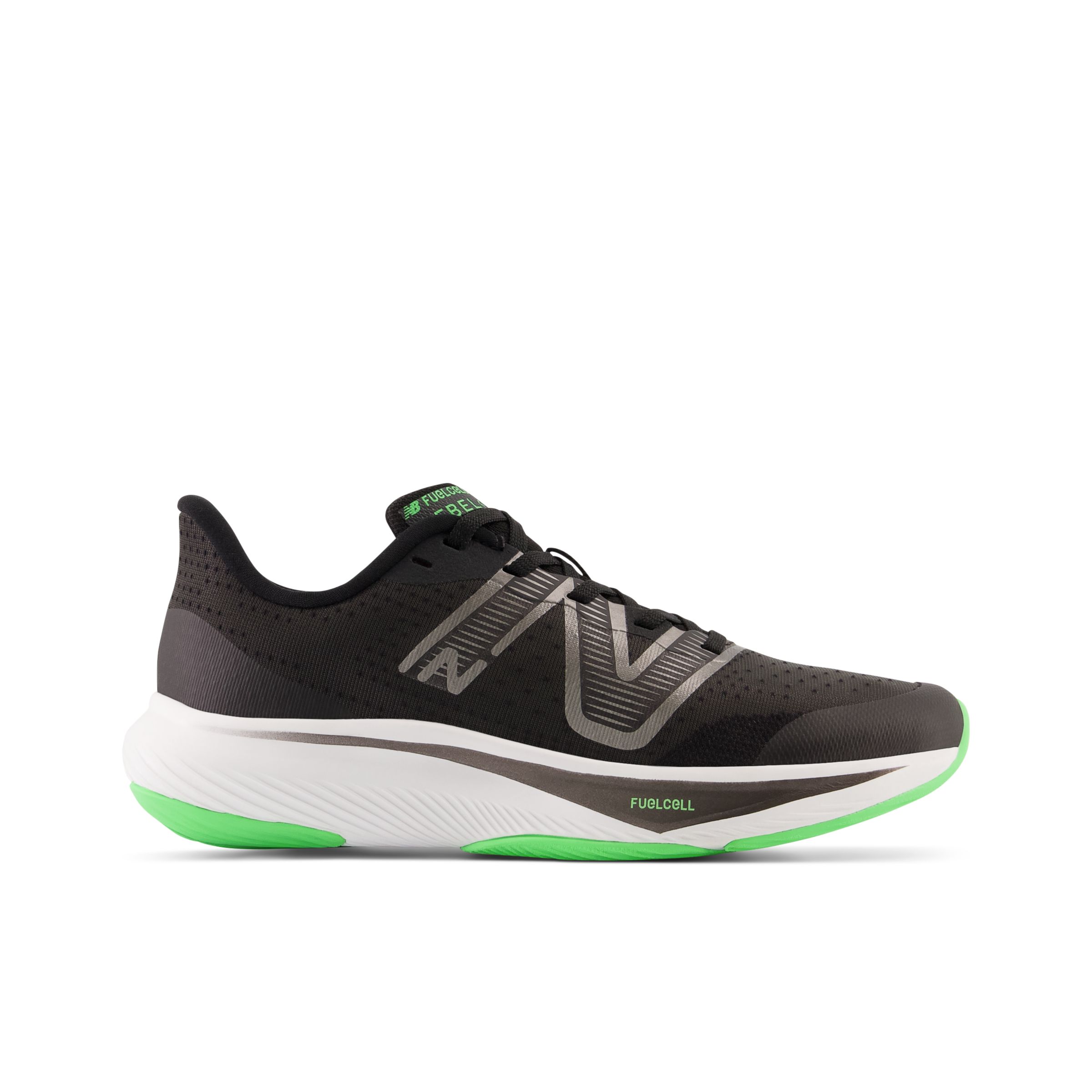 

New Balance Kids' FuelCell Rebel v3 Black/Green - Black/Green