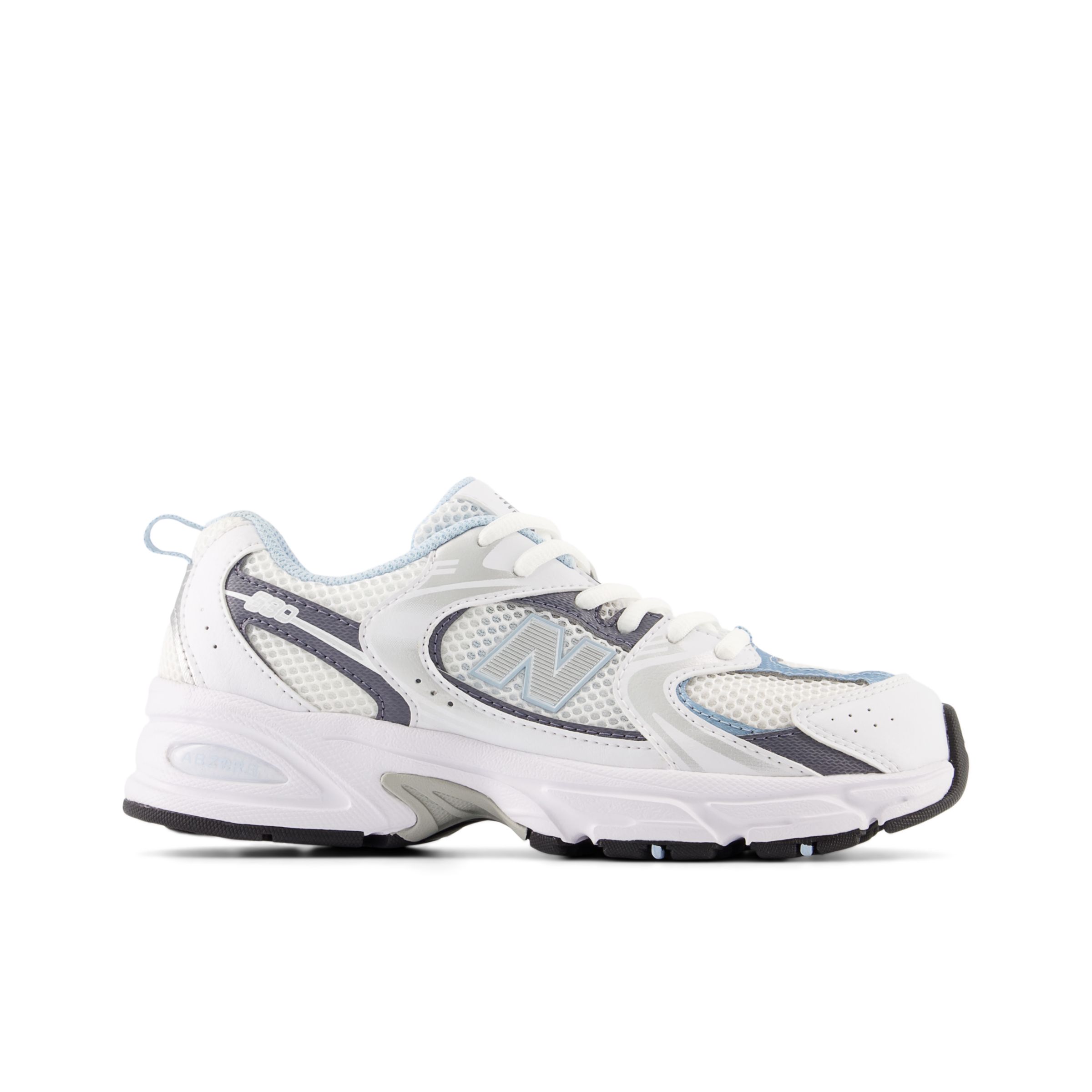 New Balance Enfant 530 en Blanc/Gris, Synthetic, Taille 40