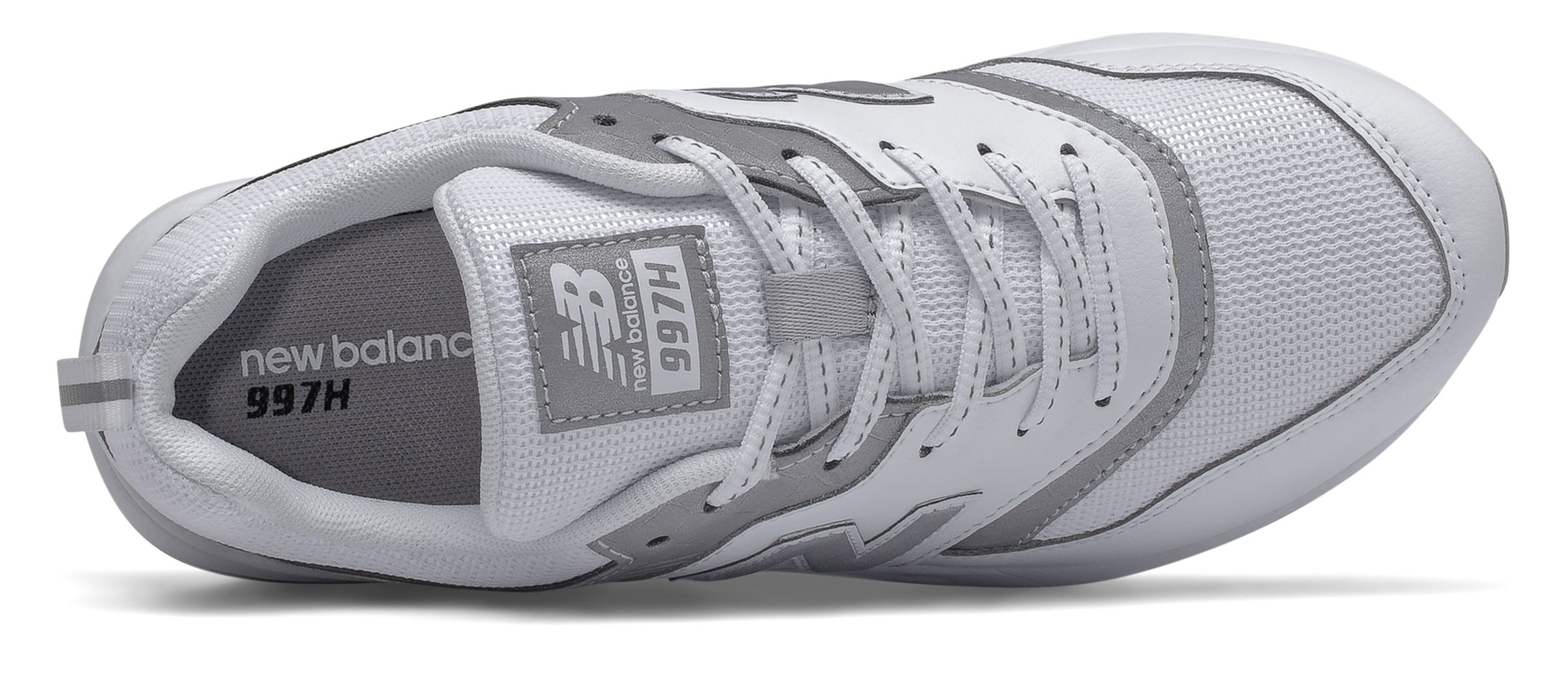 new balance 997h white silver