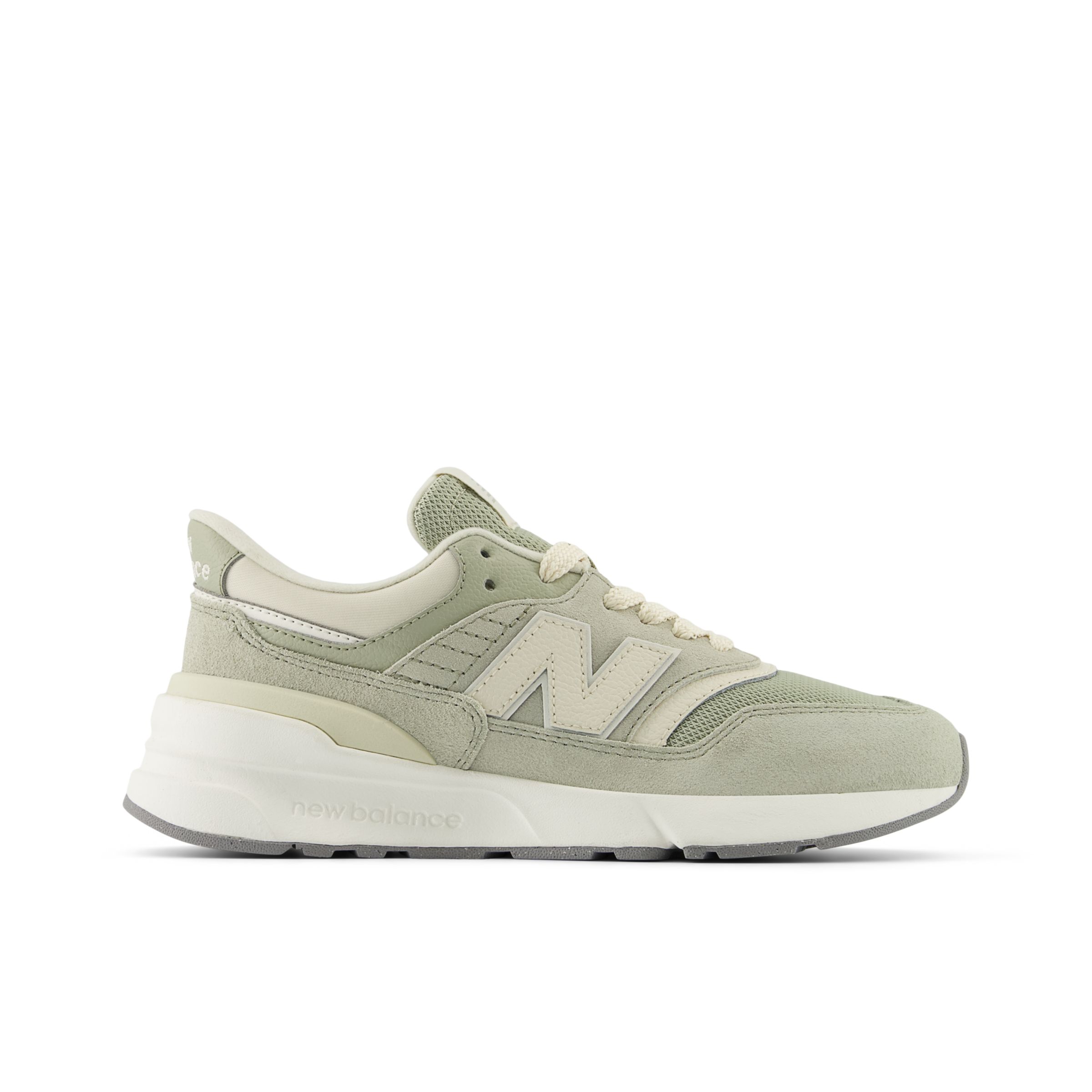 

New Balance Kids' 997R Green/Beige - Green/Beige