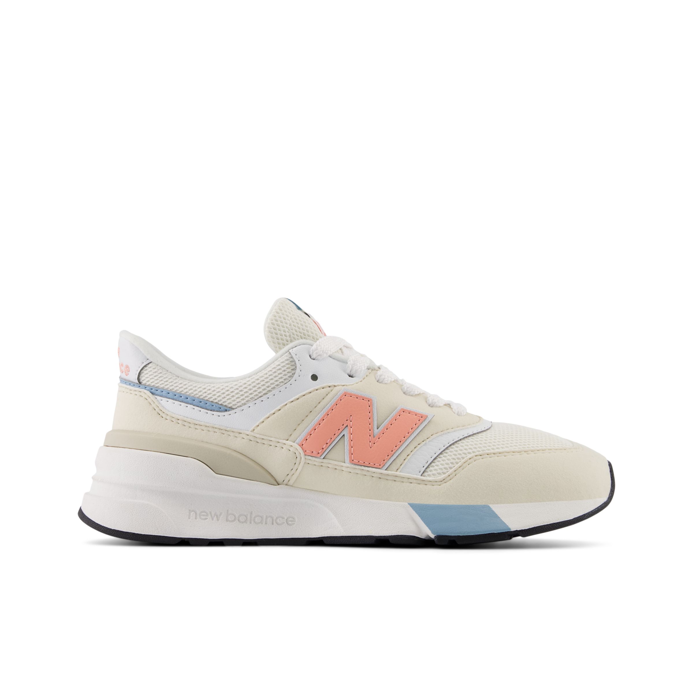 

New Balance Kids' 997R Beige/Pink - Beige/Pink