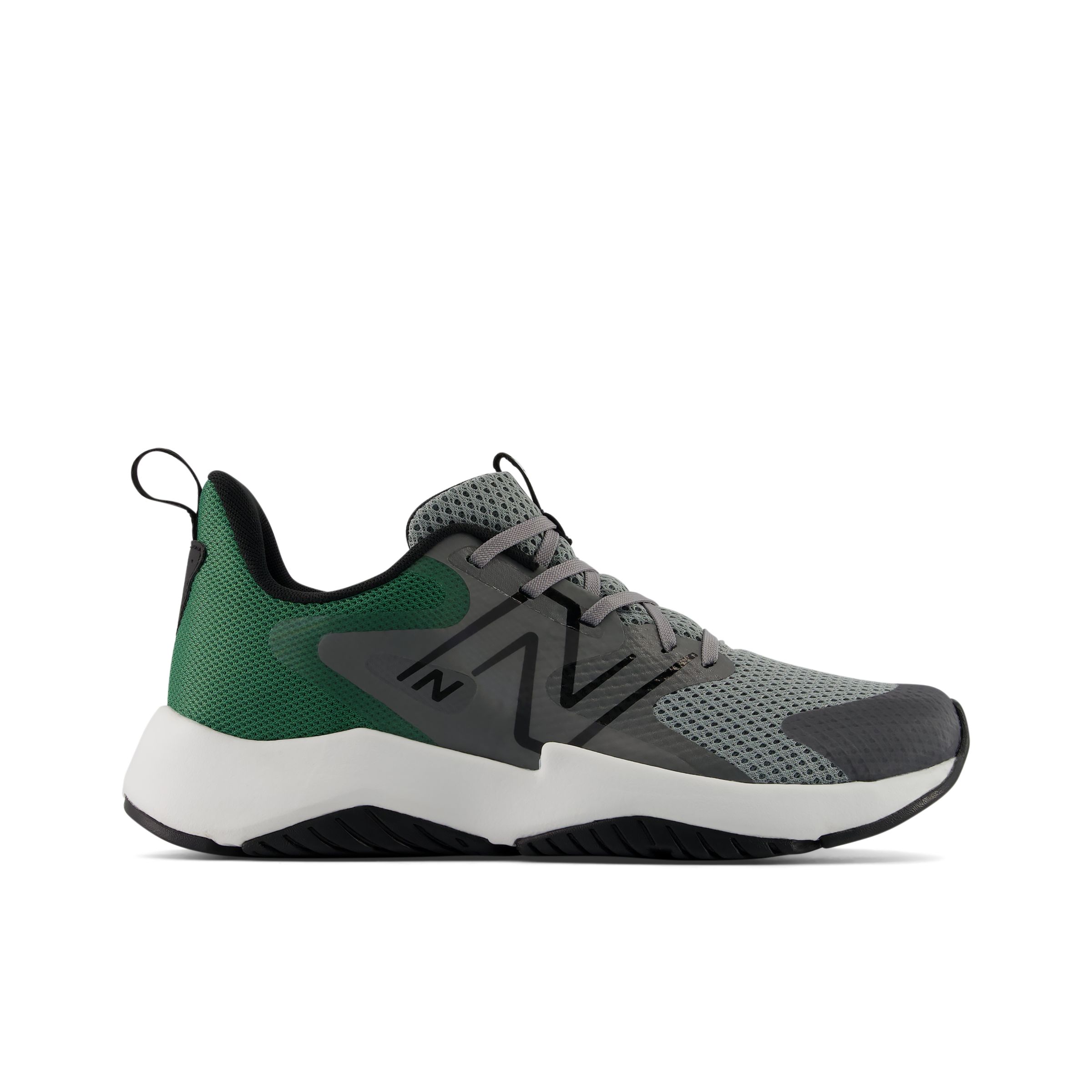 New Balance® RAV v2 Kids' Running Shoes, Boy's, Size: 5, Castlerock Grey