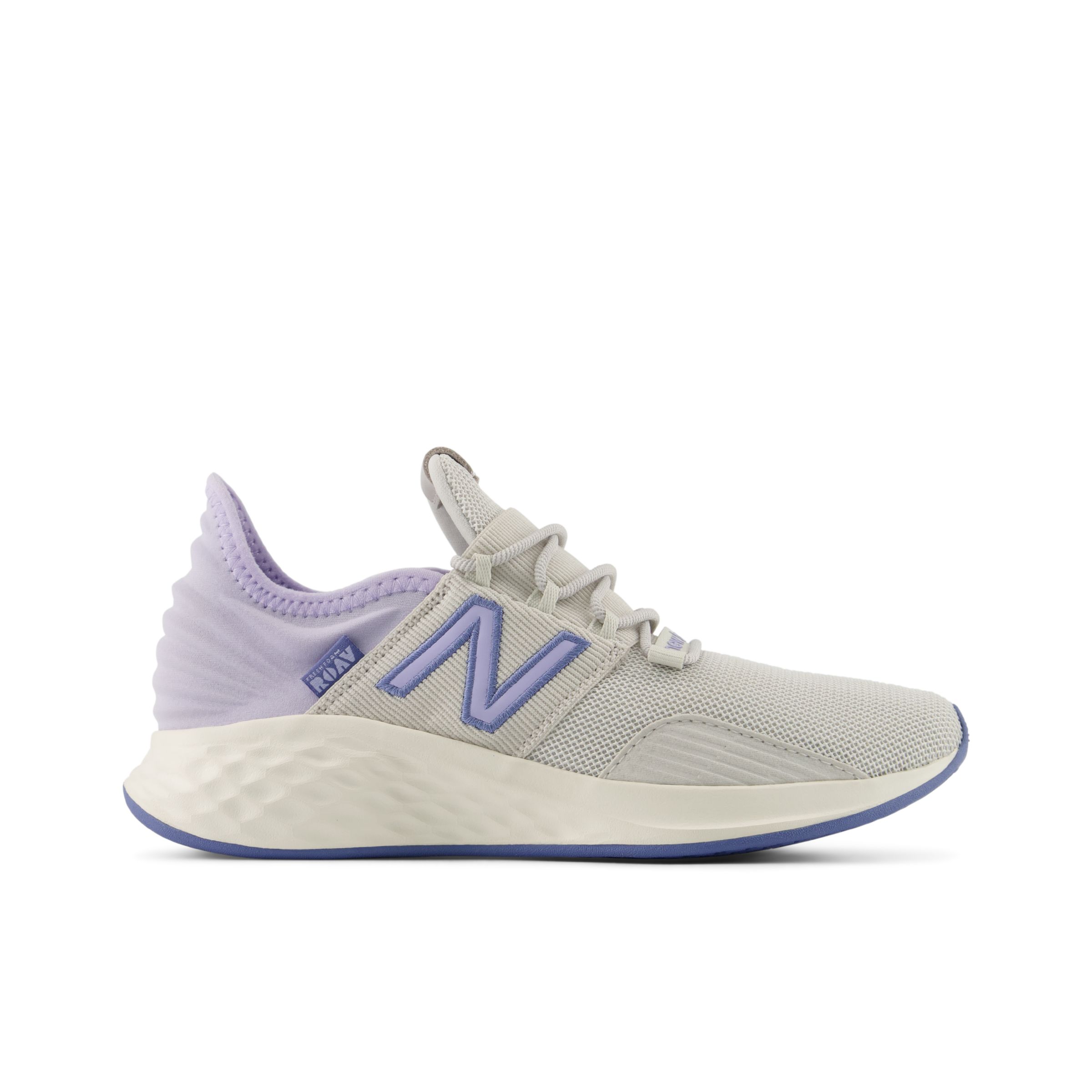 New Balance Kids' ROAV Lace Grey/Purple/Blue - Grey/Purple/Blue