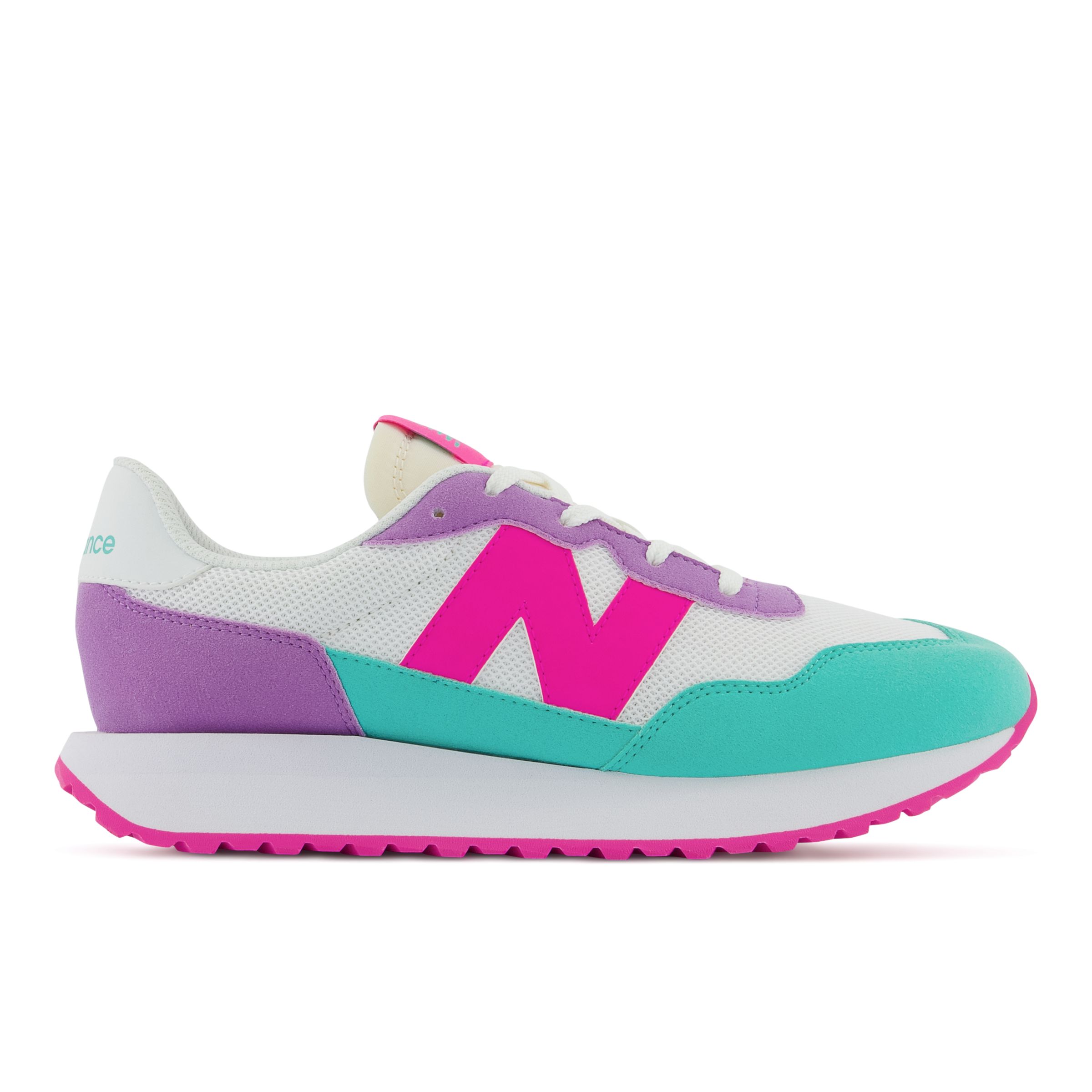 

New Balance Kids' 237 White/Green/Purple/Pink - White/Green/Purple/Pink