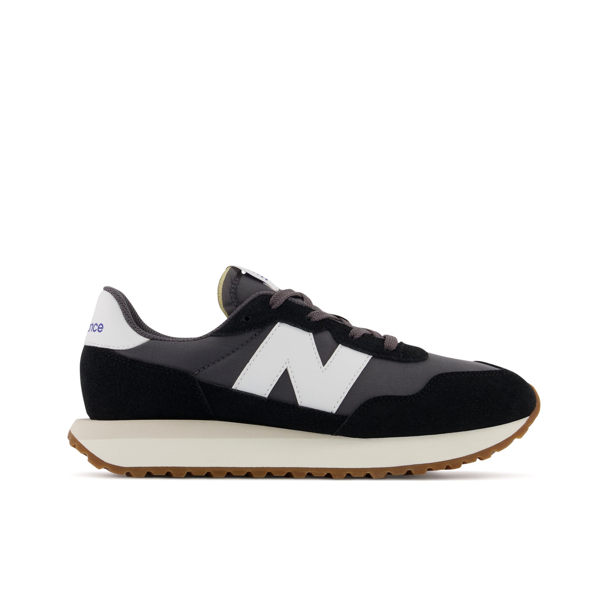 New Balance Kinder 237 in Schwarz/Beige, Synthetic, Größe 35.5