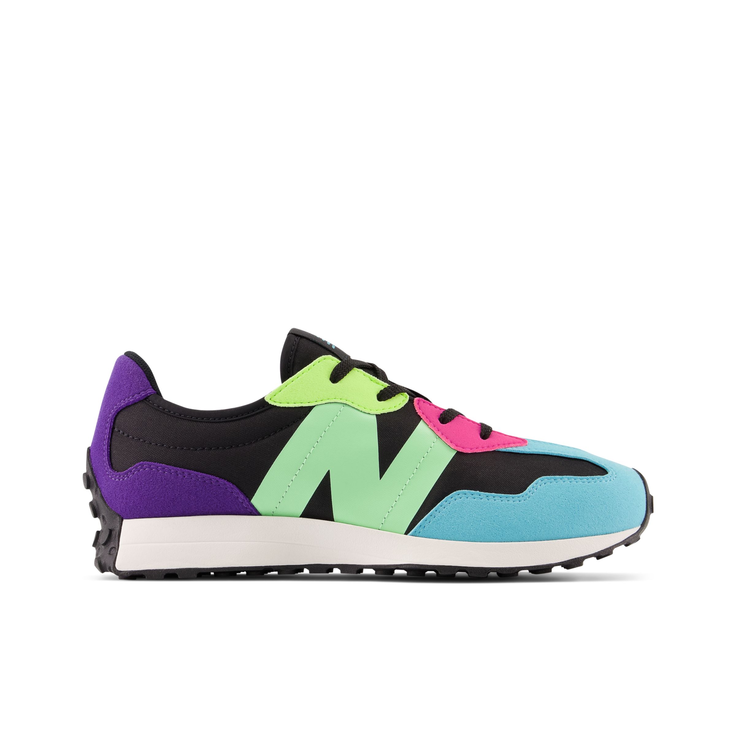 

New Balance Kids' 327 Black/Purple - Black/Purple
