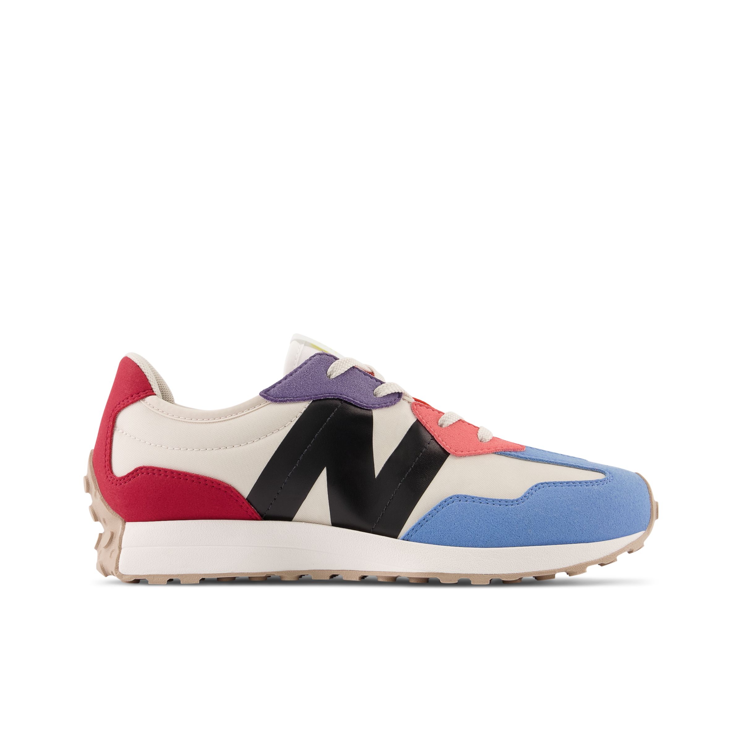 New Balance Crian?a 327 in Preto, Synthetic, Tamanho 35.5