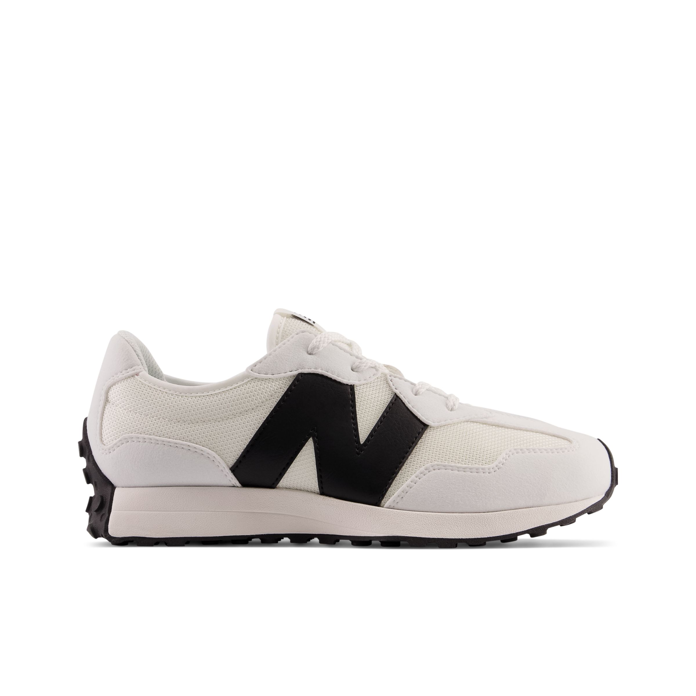 New Balance Enfant 327 en Blanc/Noir, Synthetic, Taille 39 Large