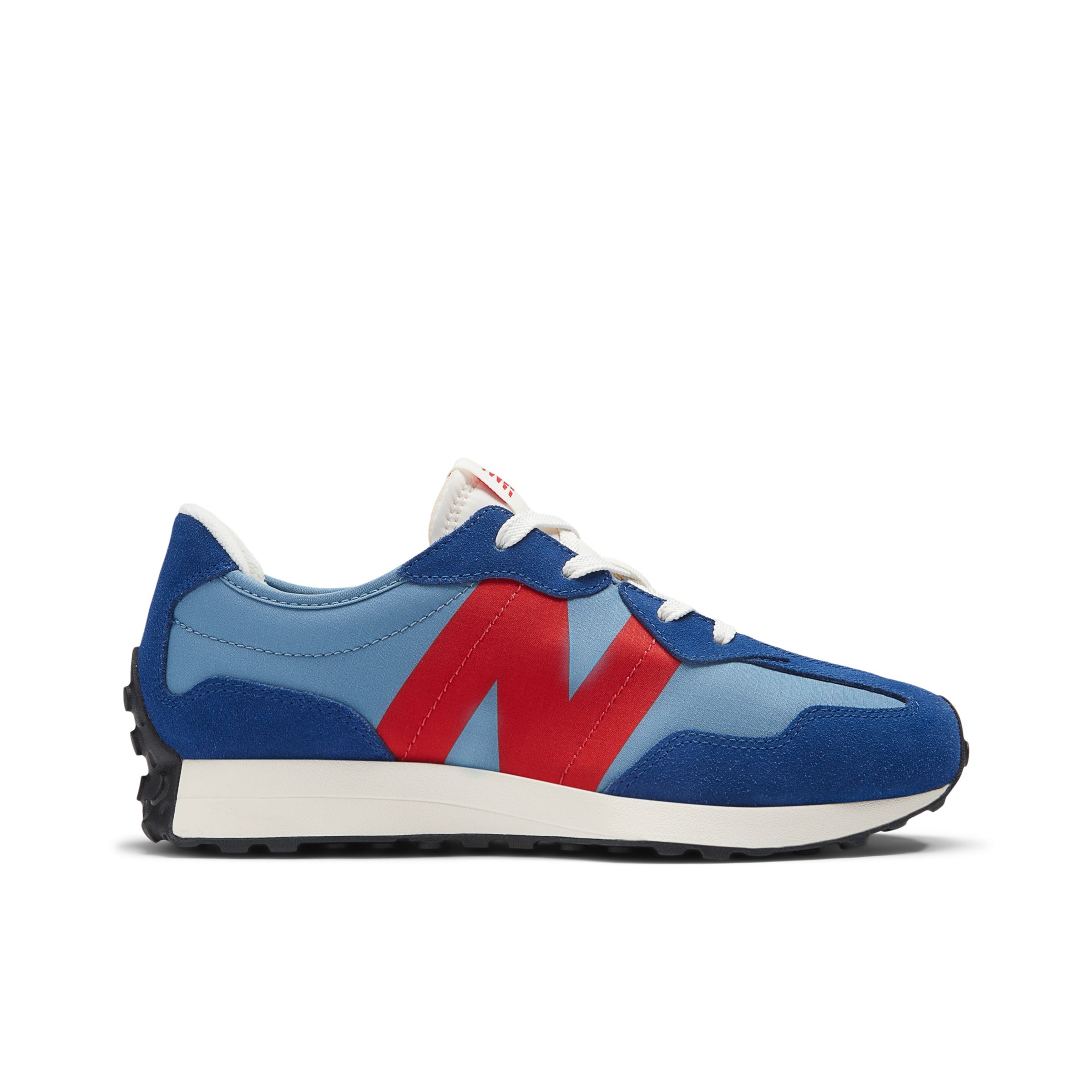 New Balance Enfant 327 en Bleu/Rouge, Synthetic, Taille 38