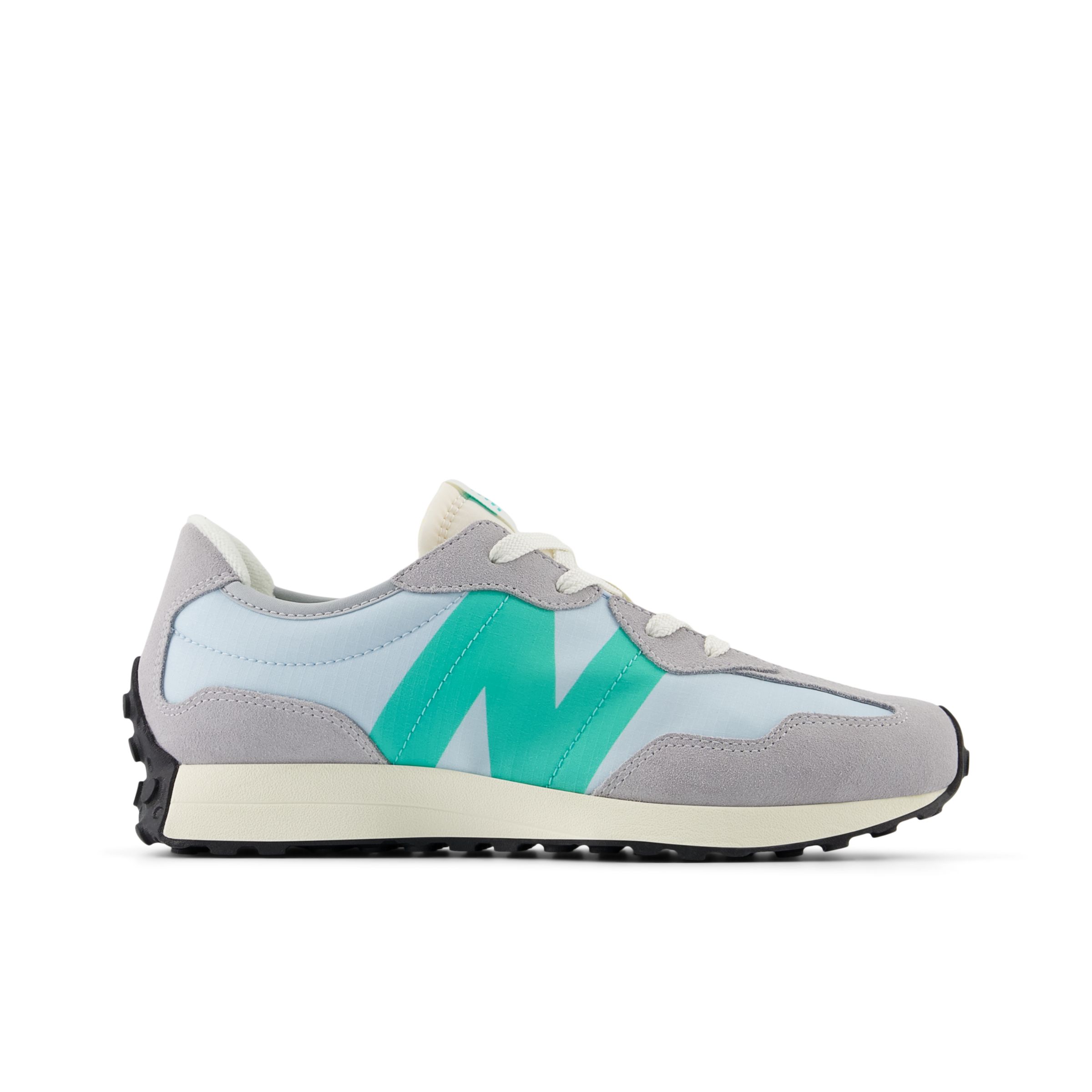 

New Balance Kids' 327 Grey/Green - Grey/Green