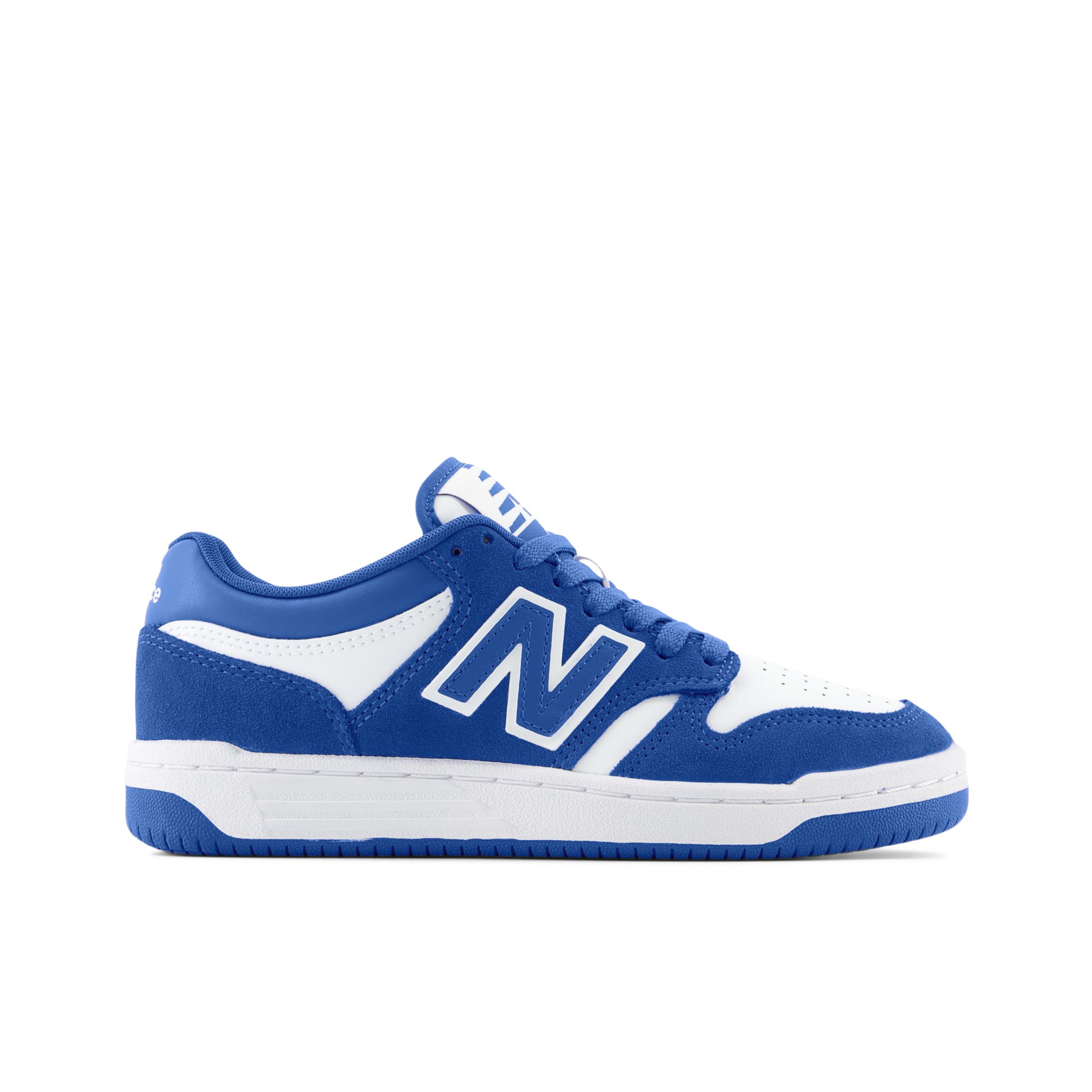 new balance enfant 480 en bleu/blanc, synthetic, taille 39