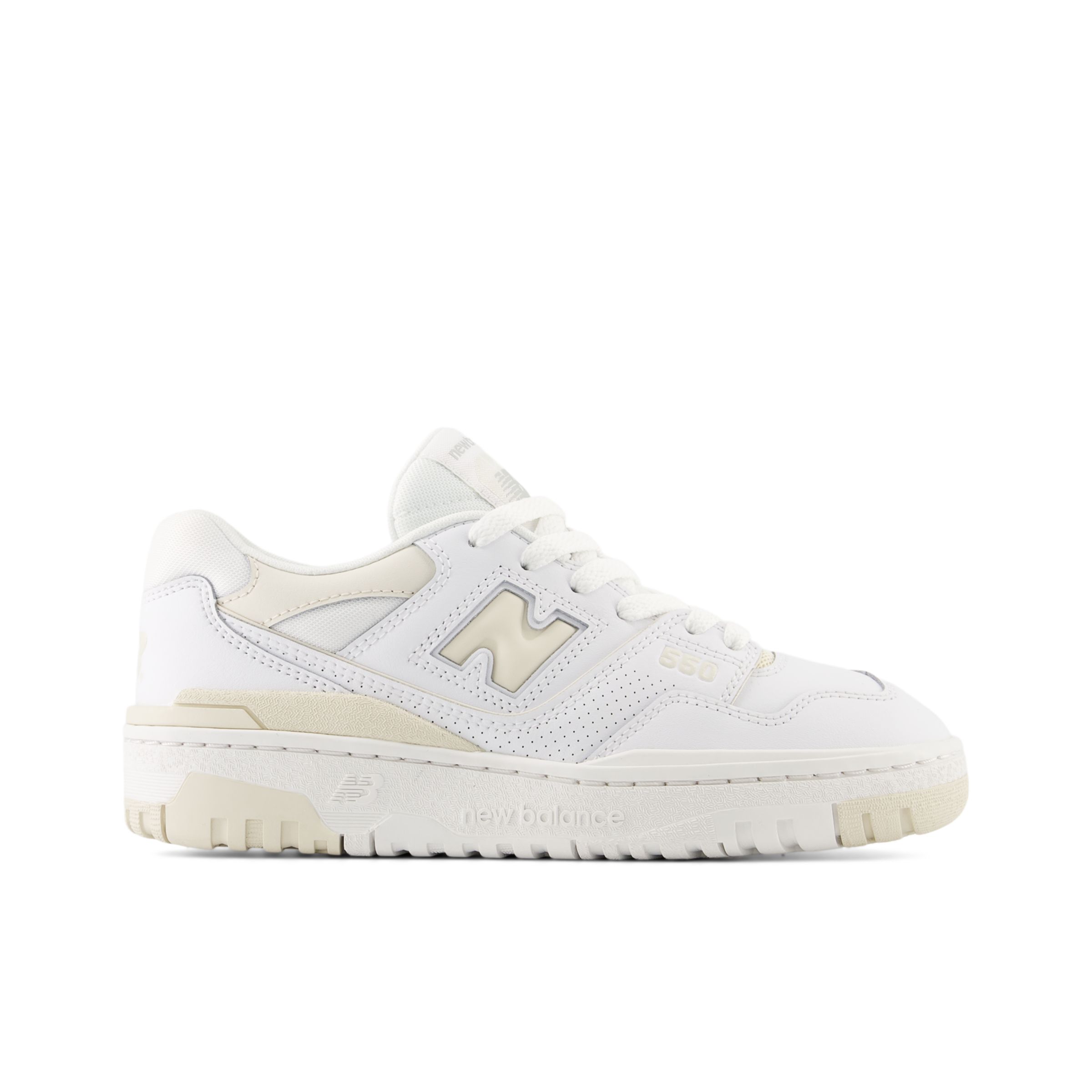 

New Balance Enfant 550 en Blanc/Beige, Synthetic, Taille 39