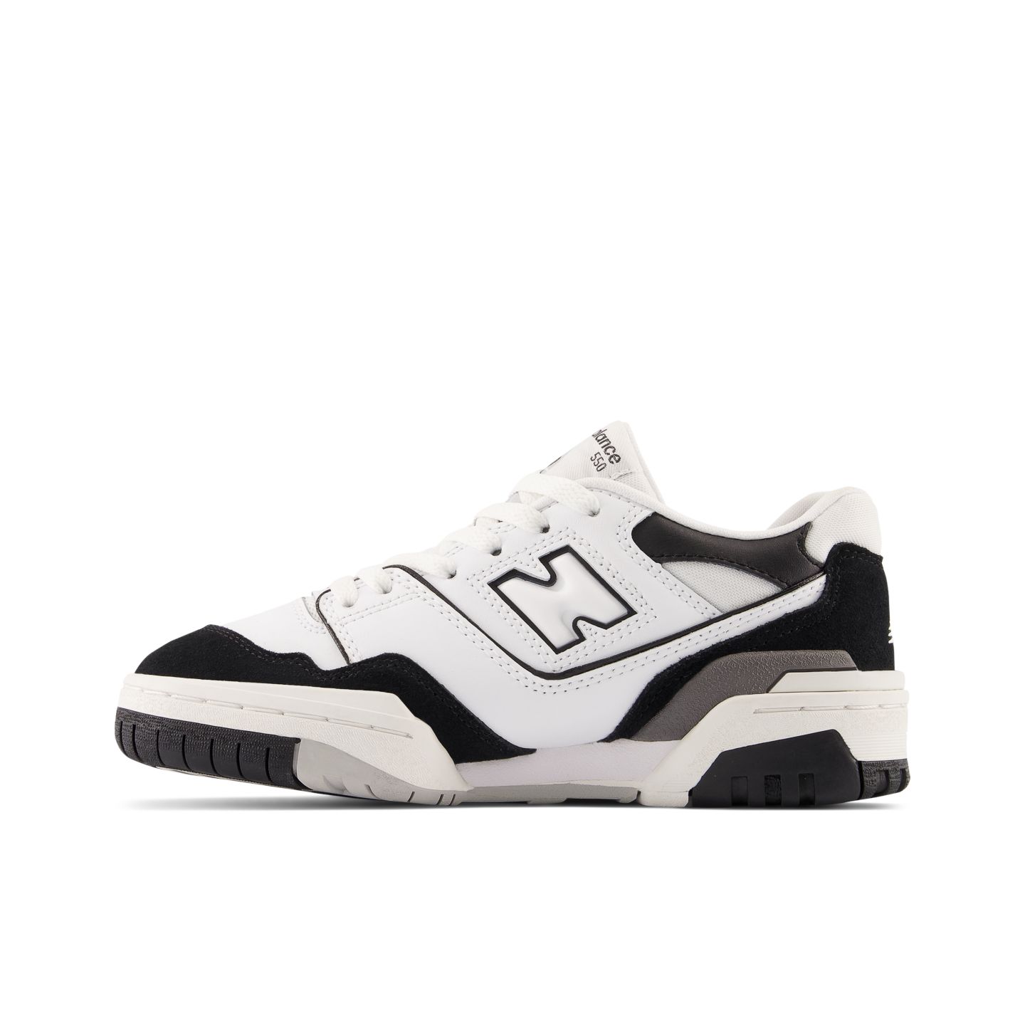 Детские кроссовки New Balance 550 Lace, цвет: Белый / Чёрный — фото 3