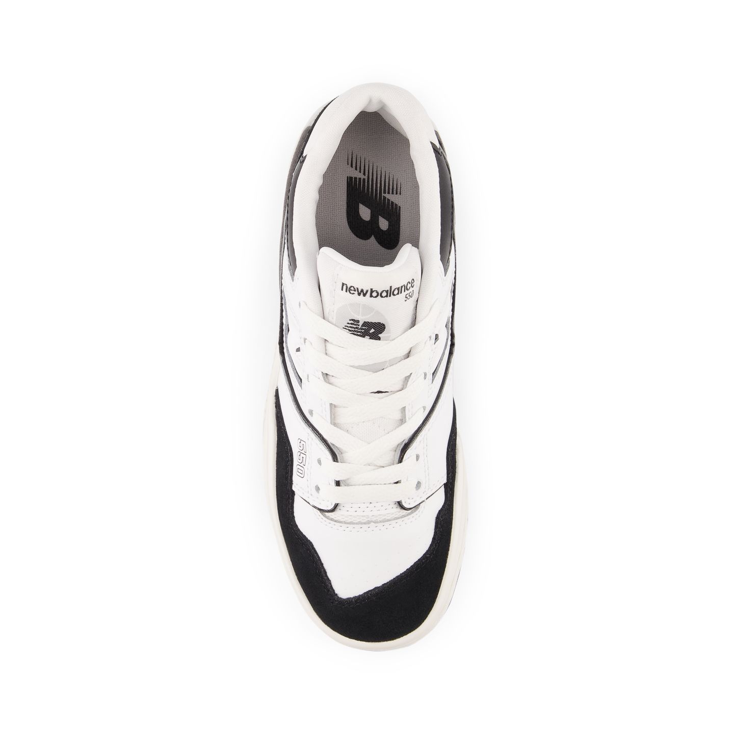 Детские кроссовки New Balance 550 Lace, цвет: Белый / Чёрный — фото 4