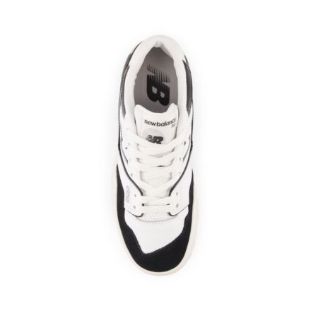 New balance hot sale white black