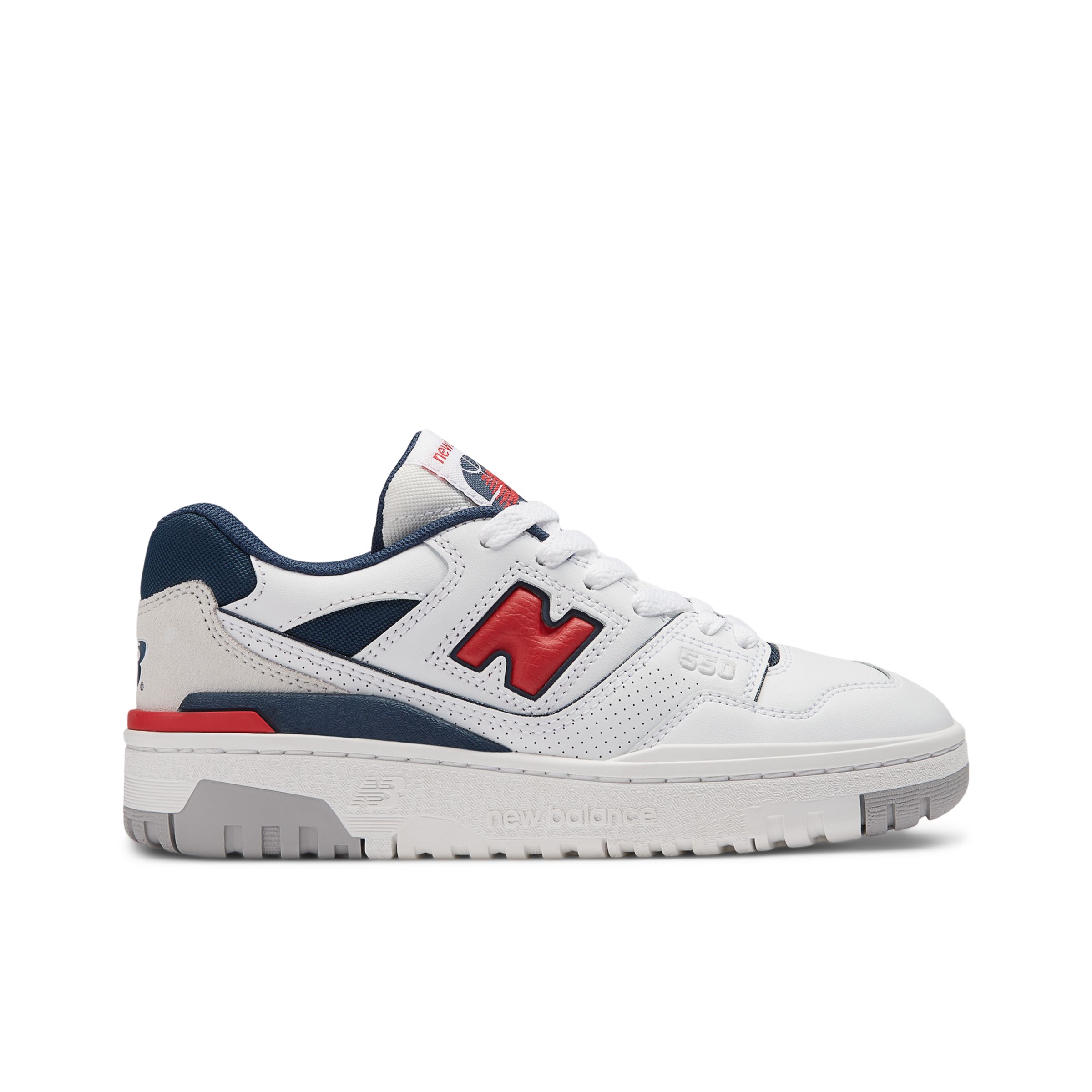 

New Balance Kids' 550 White/Red - White/Red