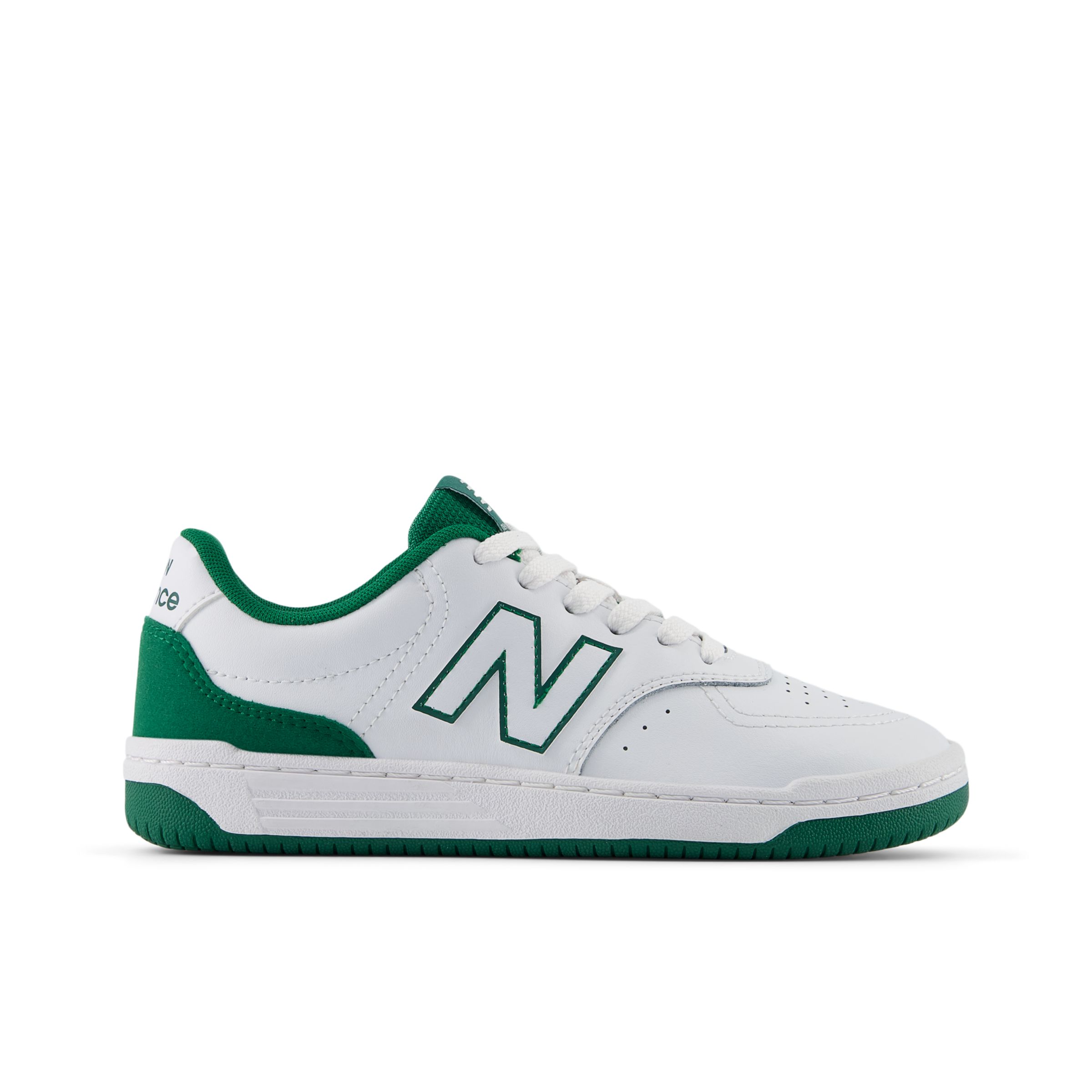 

New Balance Kids' GSB80 White/Green - White/Green