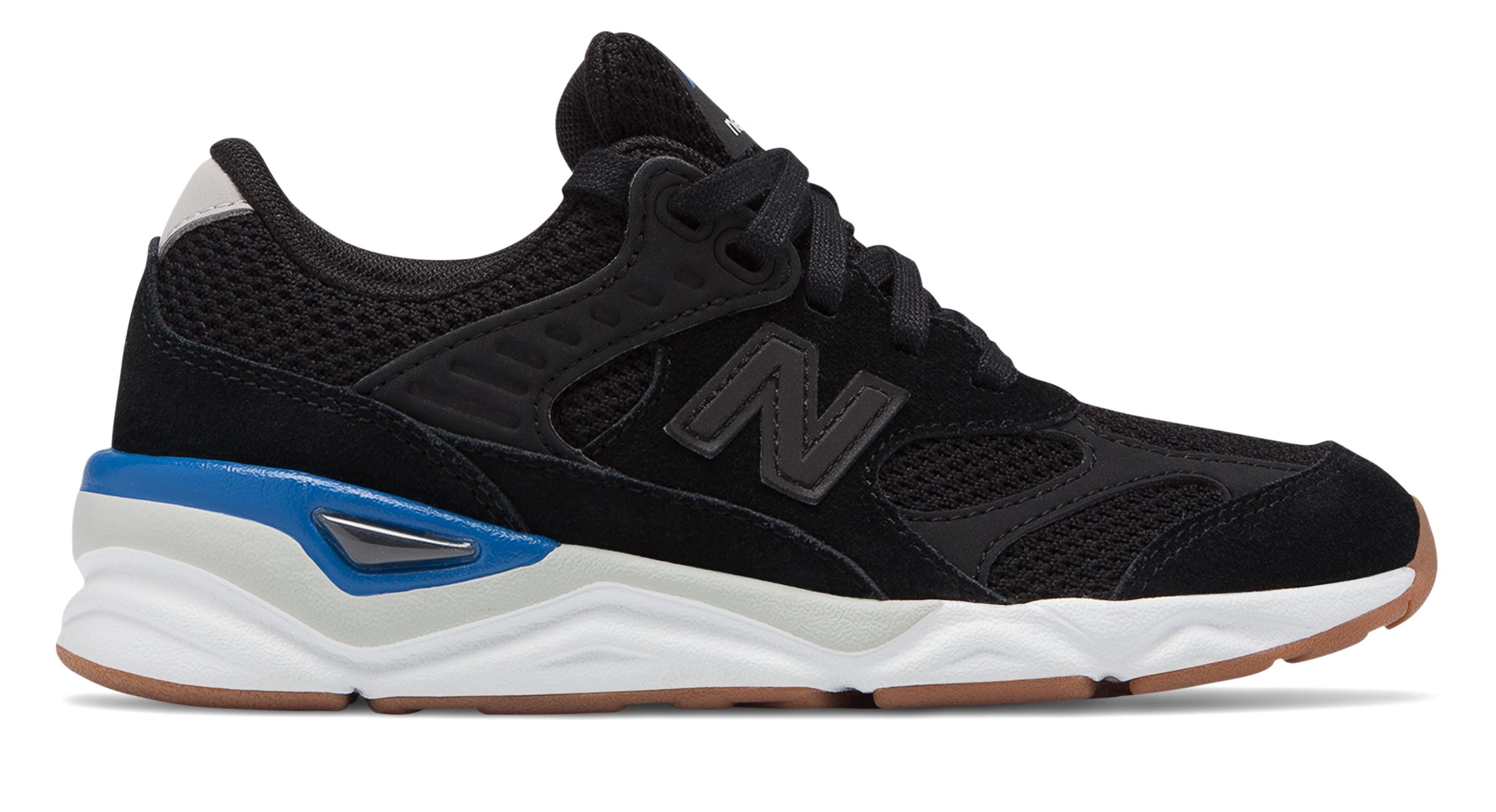 new balance lifestyle x90 au lait & arctic sky knit shoes