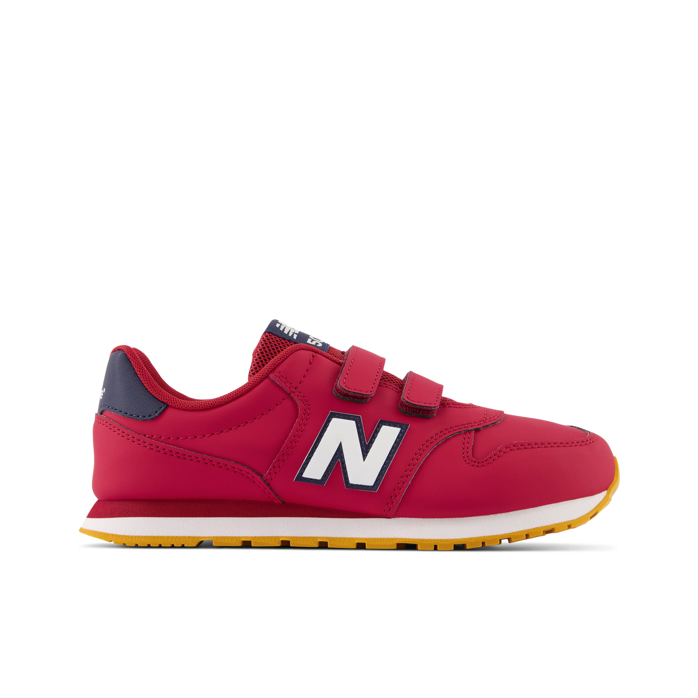 New Balance Niños 500 Hook & Loop in Roja/Azul, Synthetic, Talla 35.5 - GV500BF1