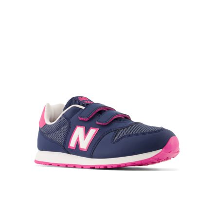 500 Hook & Loop, NB Navy with Hi-pink with Vintage Indigo, GV500VP1