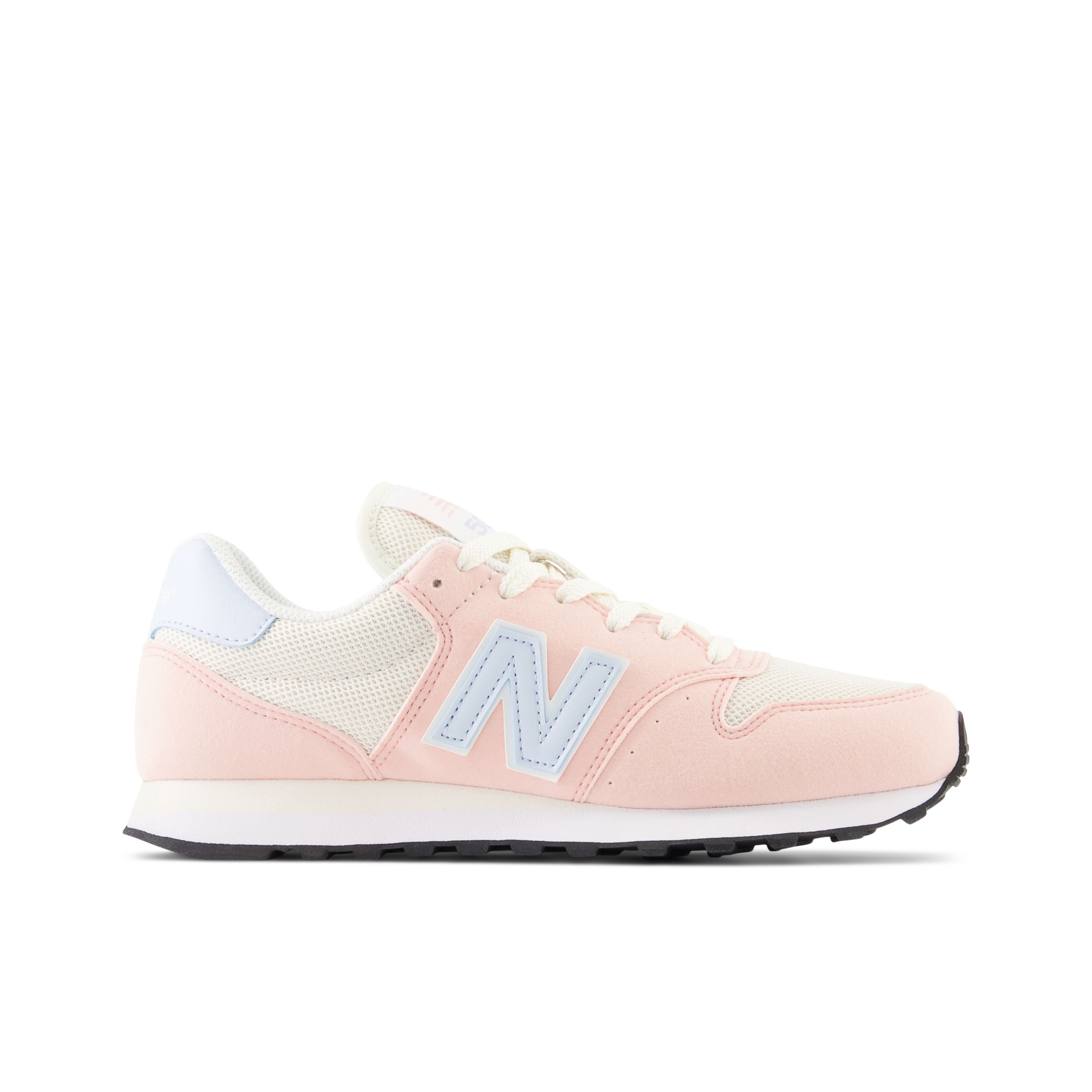 New Balance Women's 500 in Pink/Blue Synthetic, size 4.5 Narrow