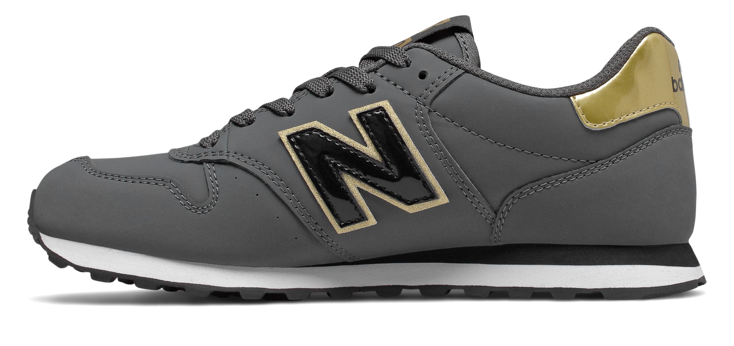 new balance 500 black and gold