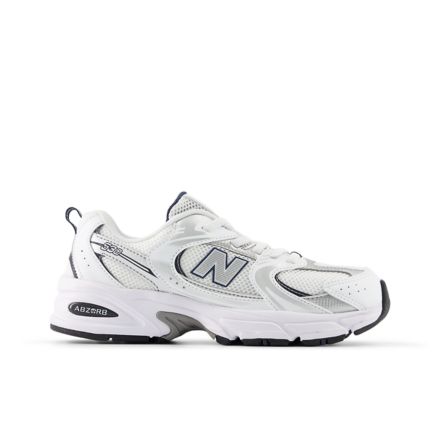530 BUNGEE LACE, NB WHITE with NATURAL INDIGO, GZ530SB1