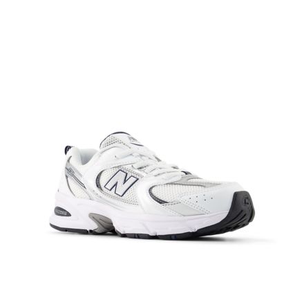 530 BUNGEE LACE, NB WHITE with NATURAL INDIGO, GZ530SB1