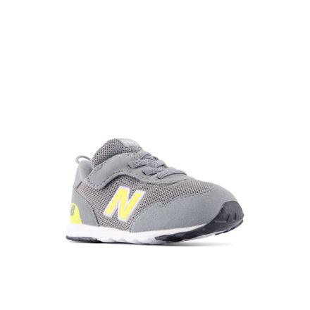 515 Hook & Loop, SLATE GREY with PUNCH YELLOW, I515197
