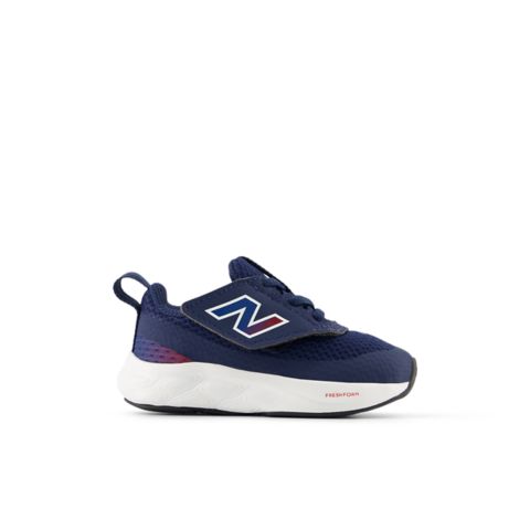 Детские кроссовки New Balance Fresh Foam 625 NEW-B Hook & Loop, цвет: Тёмно-синий / Красный