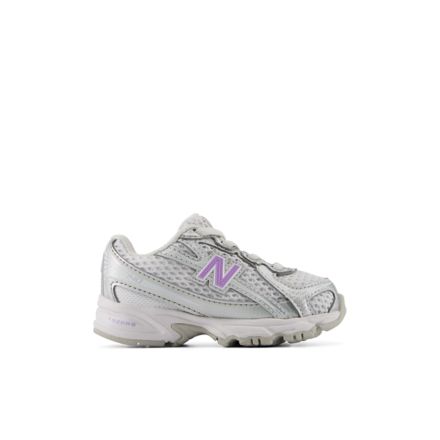740 BUNGEE LACE, WHITE with LILAC GLO, I7404TE