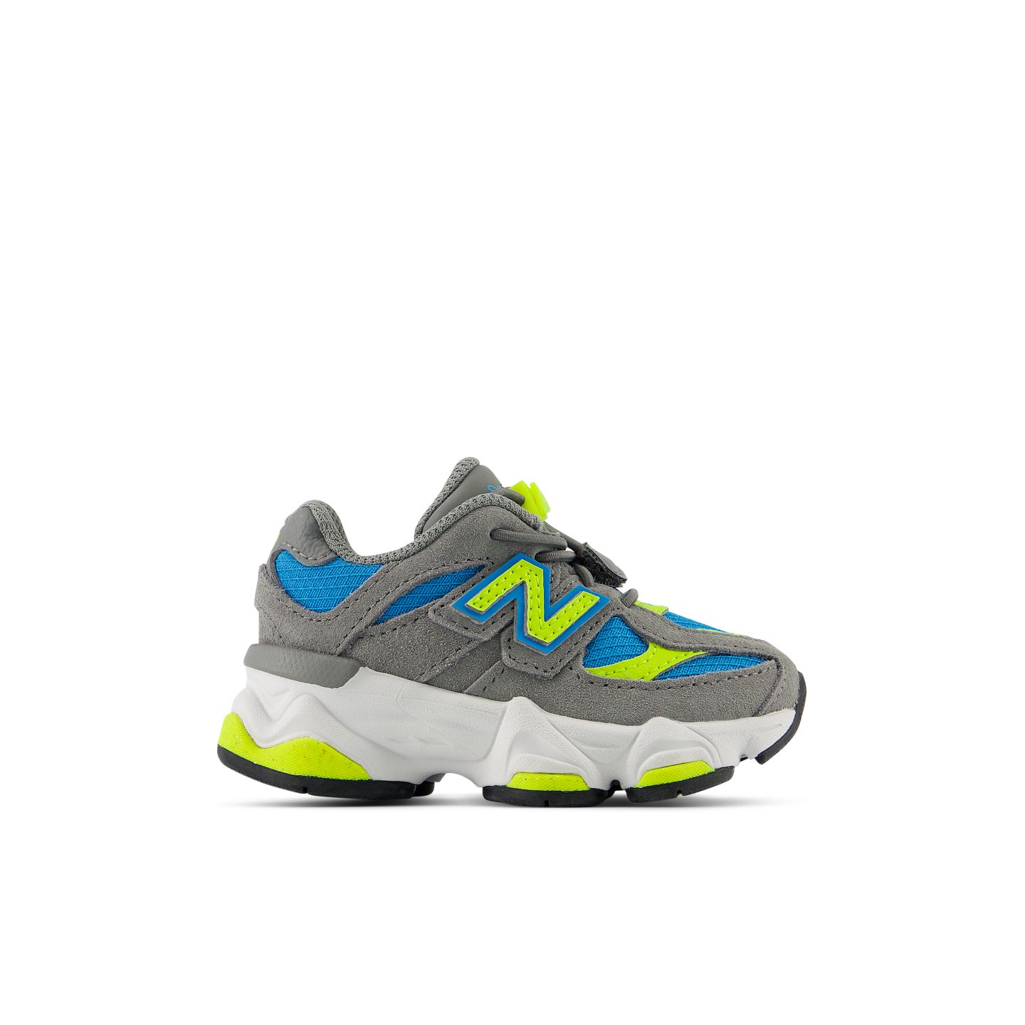 Детские кроссовки New Balance 9060 Bungee, цвет: Зелёный / Серый — фото 1