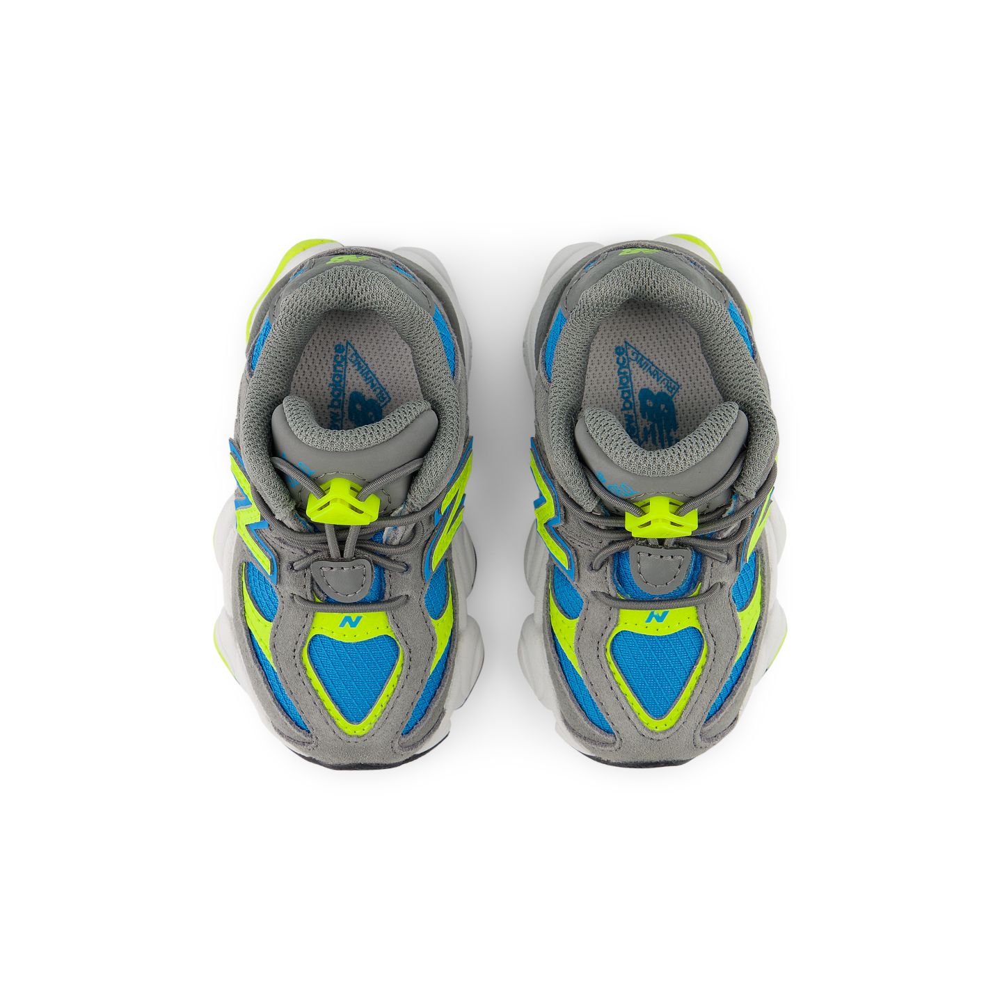 Детские кроссовки New Balance 9060 Bungee, цвет: Зелёный / Серый — фото 4