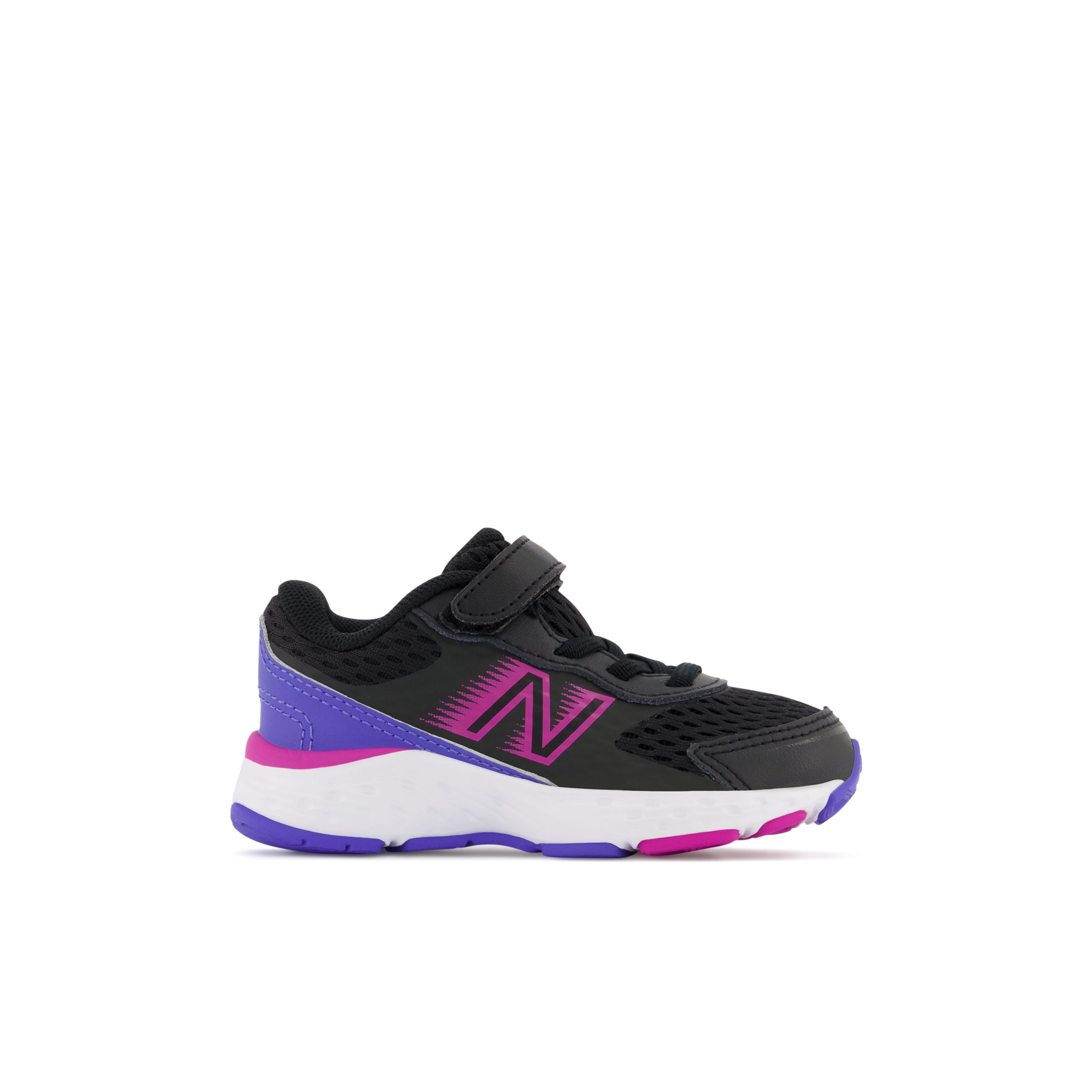 

New Balance Kids' 680v6 Bungee Black/Pink/Blue/Purple - Black/Pink/Blue/Purple