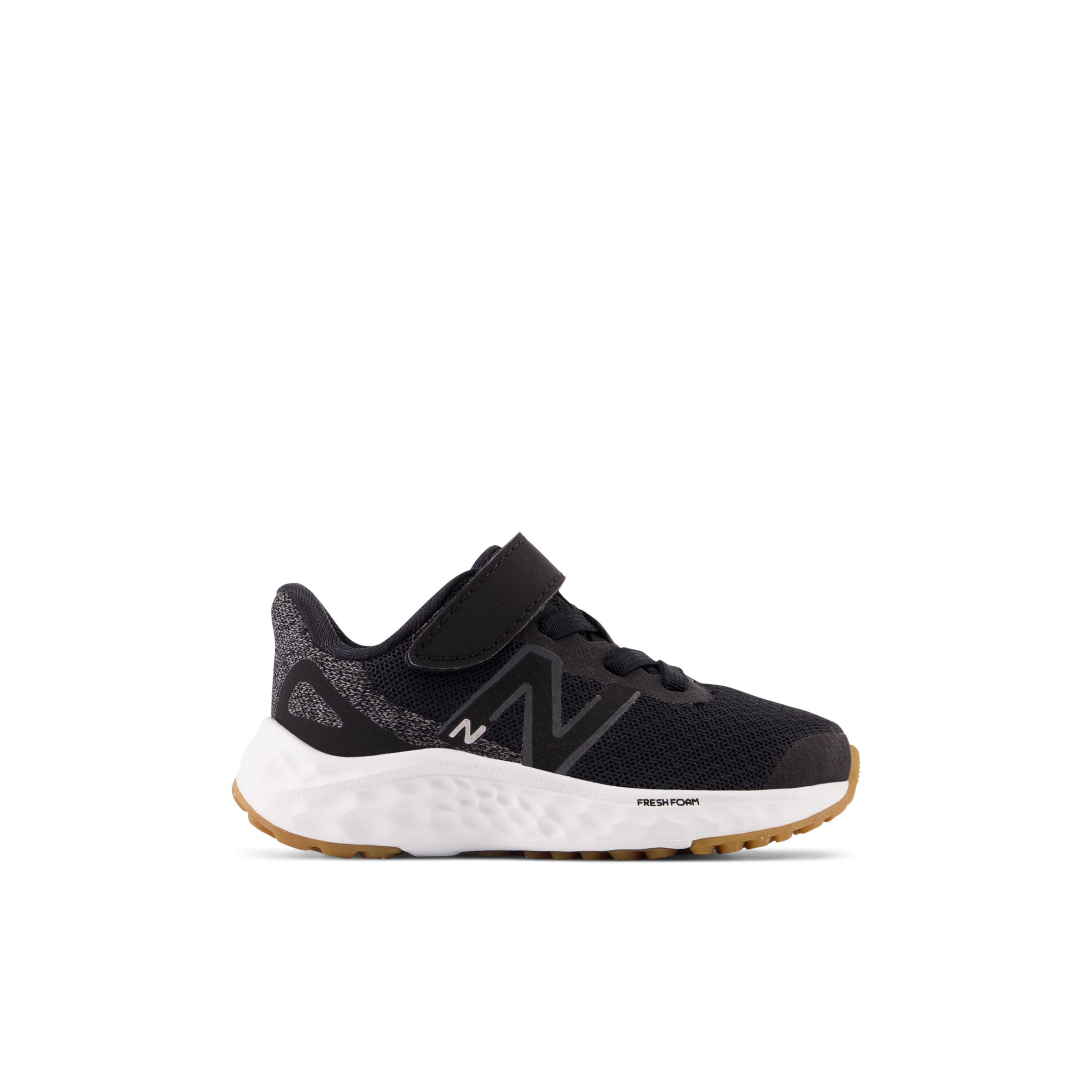

New Balance Kids' Fresh Foam Arishi v4 Bungee Lace with Top Strap Black/White - Black/White