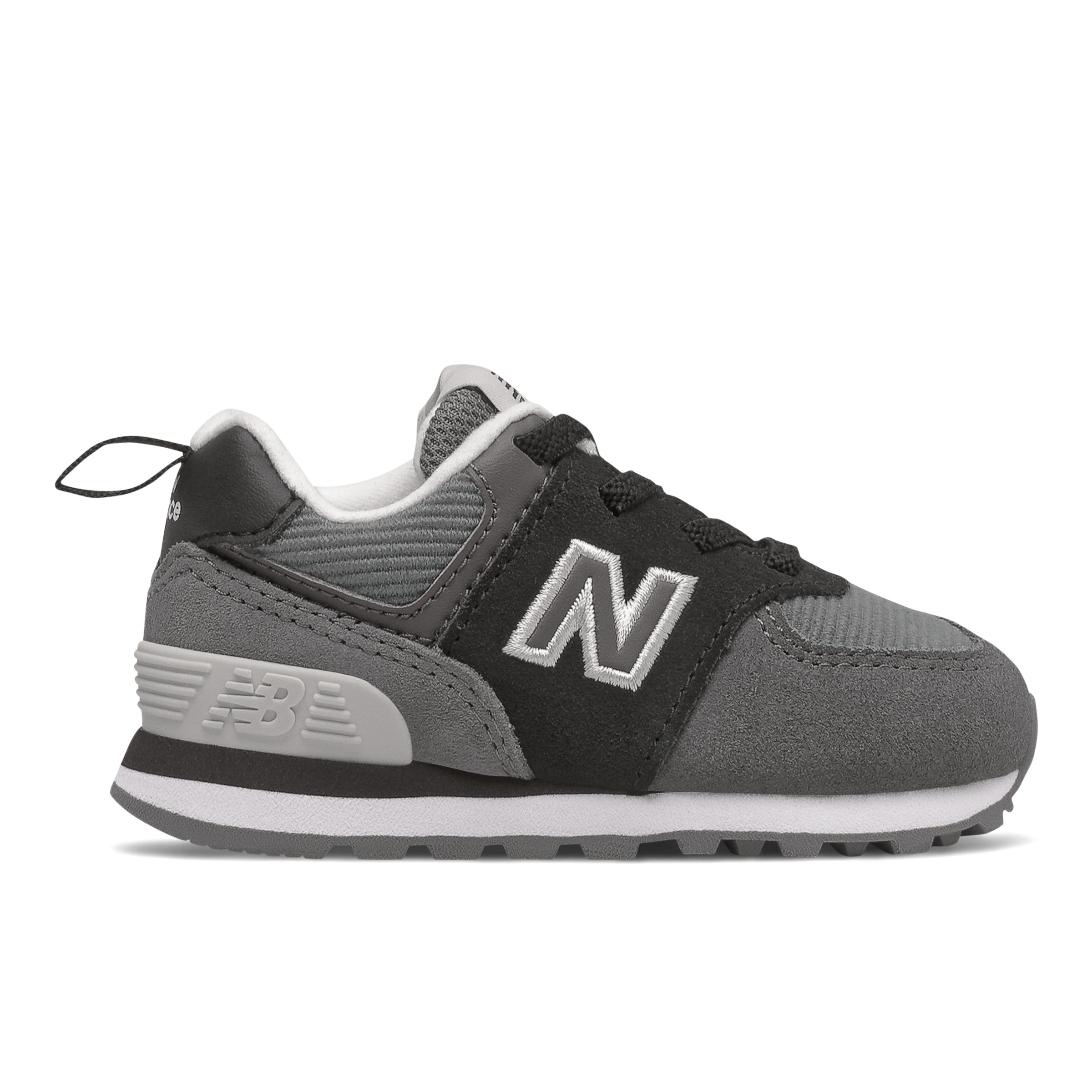 

New Balance Kids' 574 Black/Grey - Black/Grey