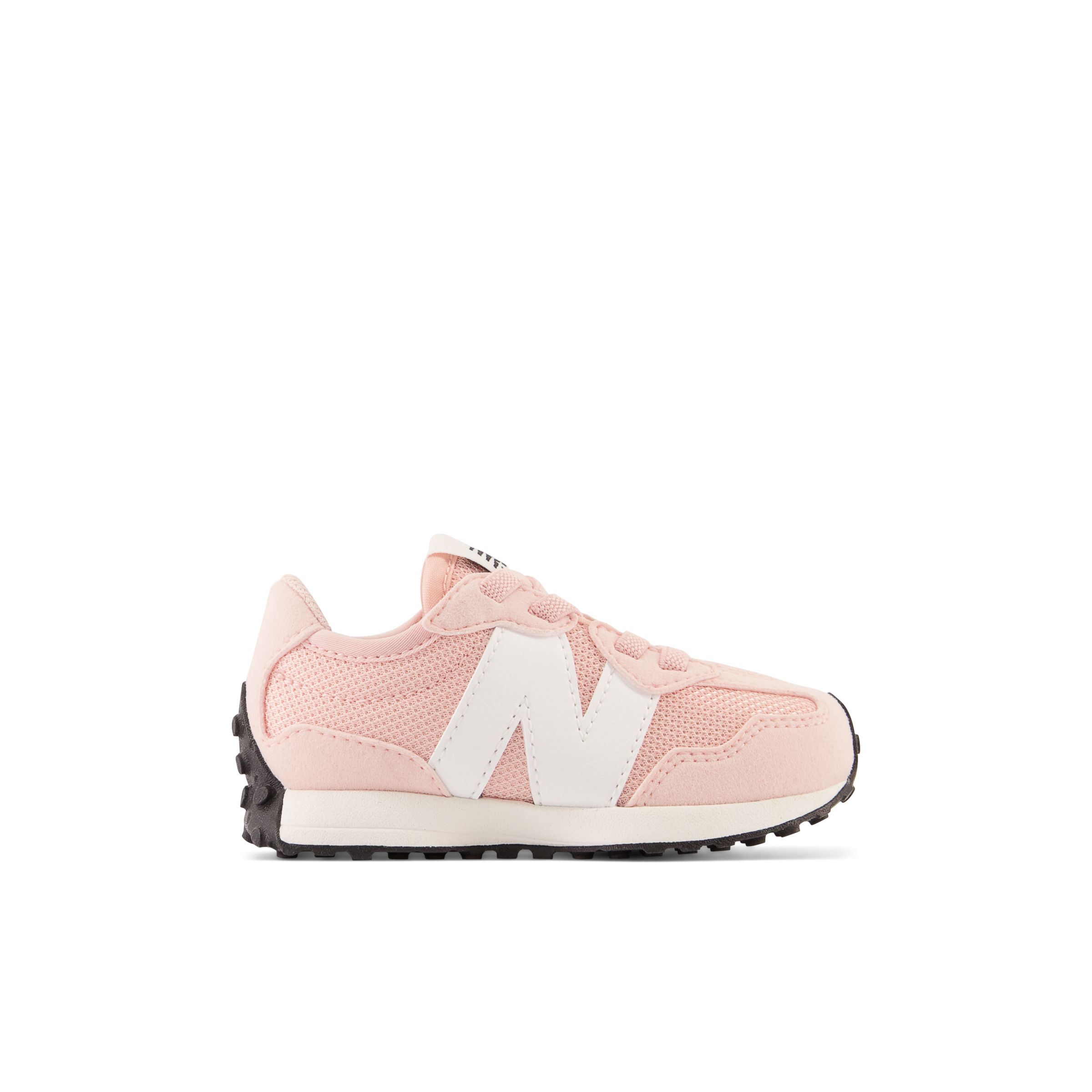 New Balance Crian?a 327 Bungee Lace in Rosa, Synthetic, Tamanho 25