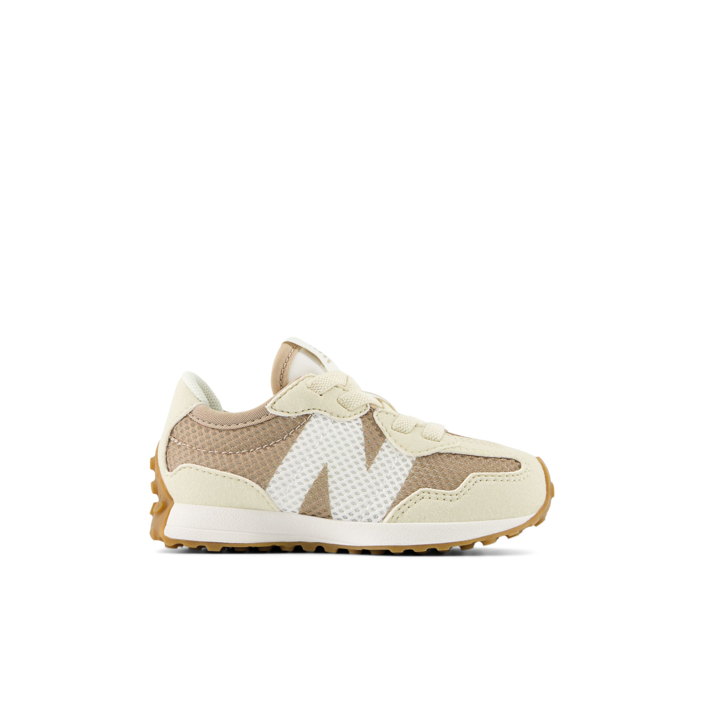 

New Balance Enfant 327 Bungee en Marron/Beige, Leather, Taille 17