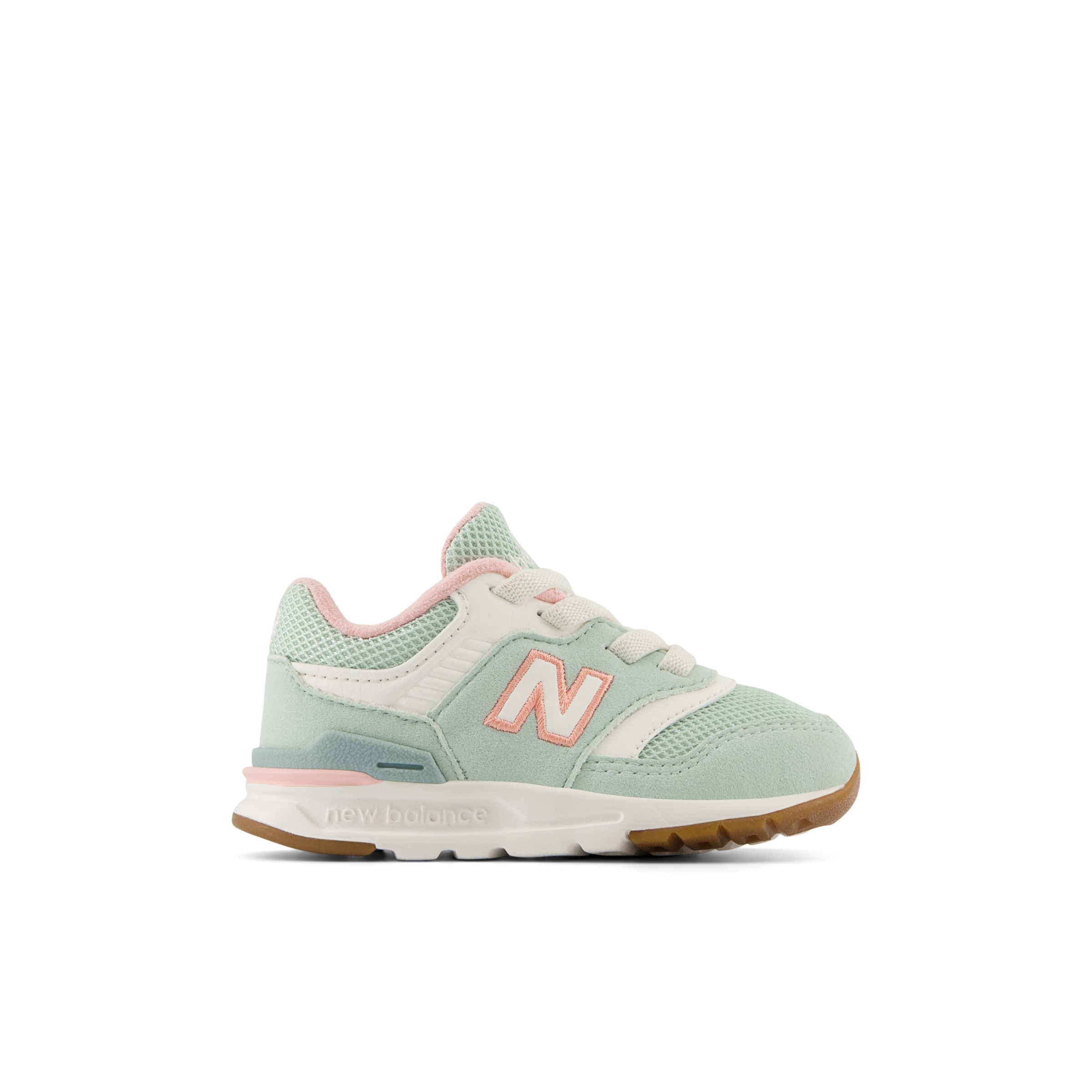 

New Balance Kids' 997H Bungee Lace Green/White - Green/White