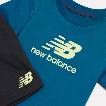 Stacked Logo T-Shirt Short Set