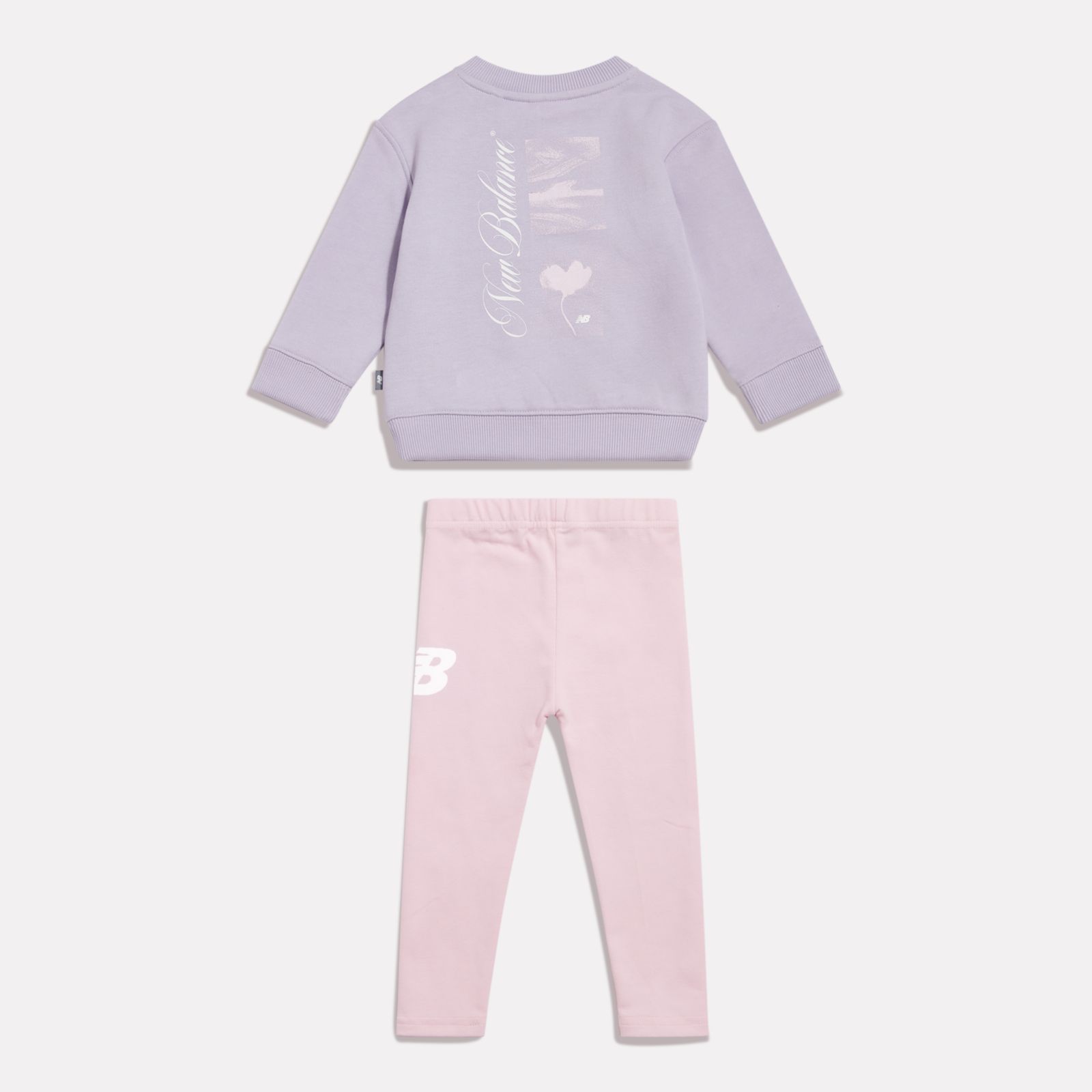 Детские худи New Balance Script Graphic Crew & Legging Set — фото 2