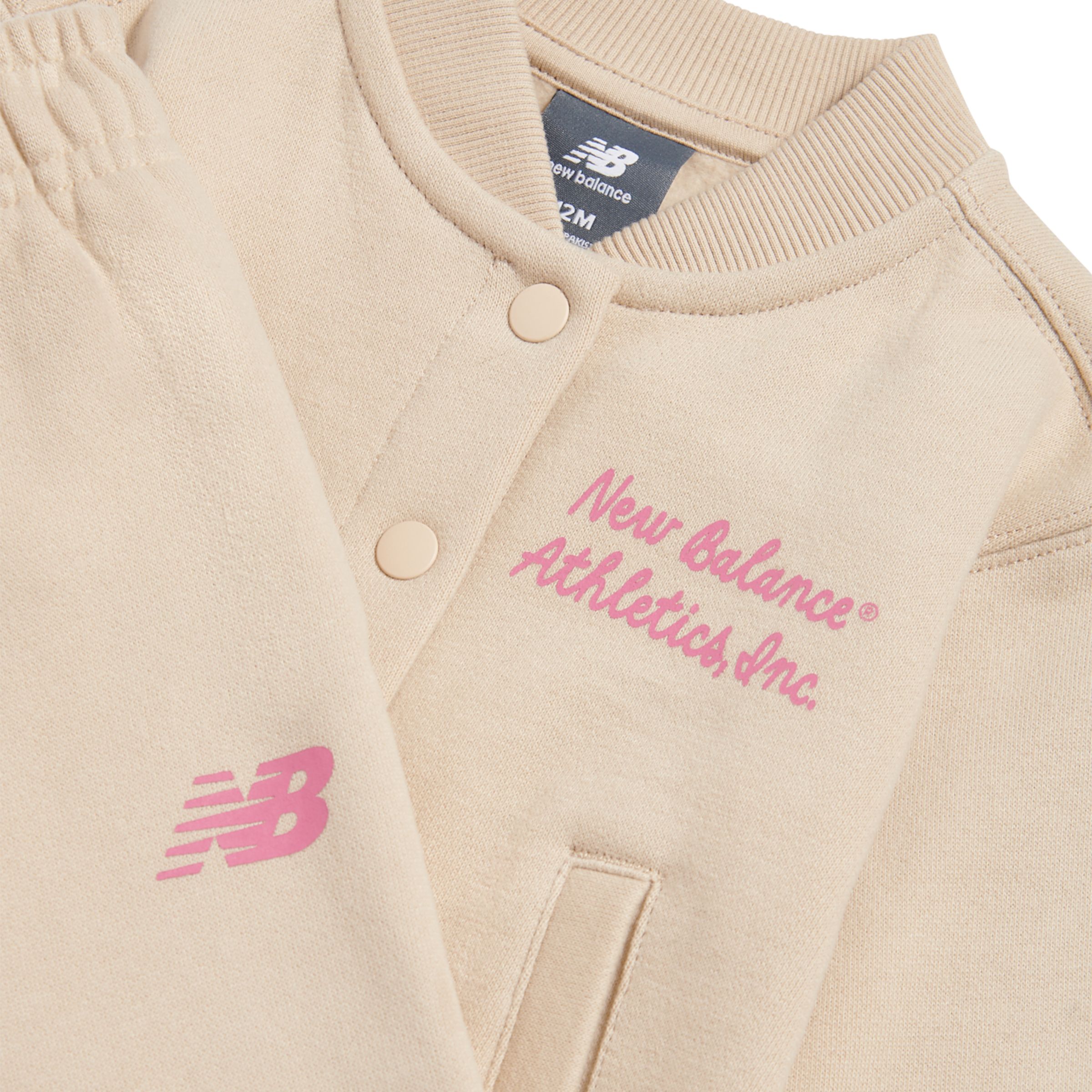 New Balance Varsity Bomber & Jogger Set, IS62L620BIS