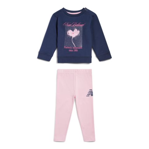 Детские худи New Balance Floral Graphic Crew & Legging Set