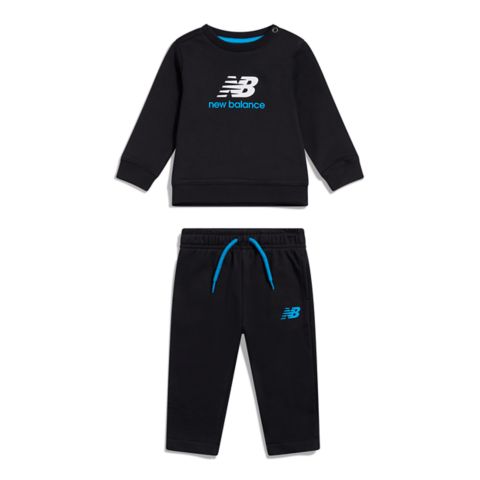 Детские худи New Balance Stacked Logo Crew & Jogger Set
