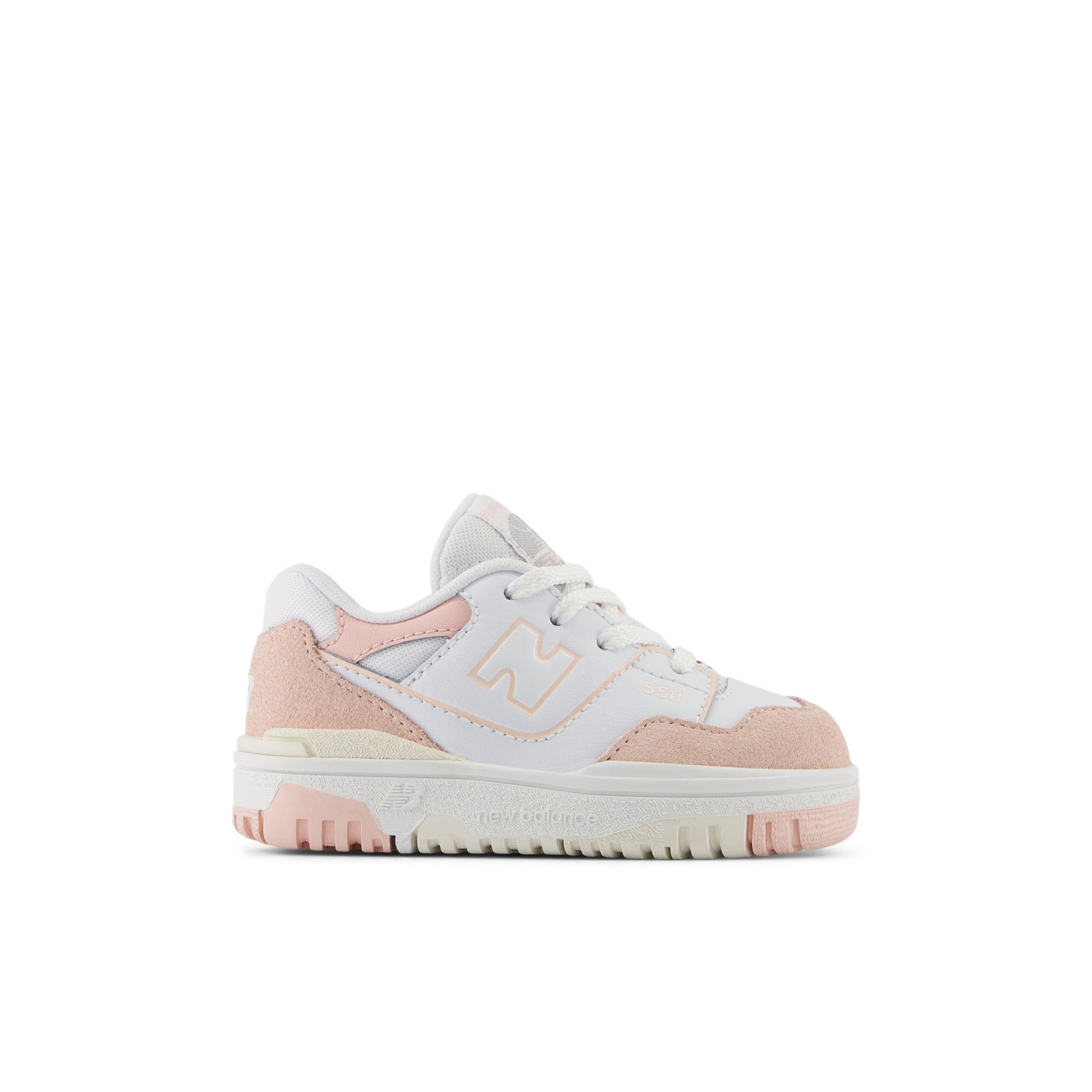 

New Balance Kids' 550 Lace White/Pink - White/Pink