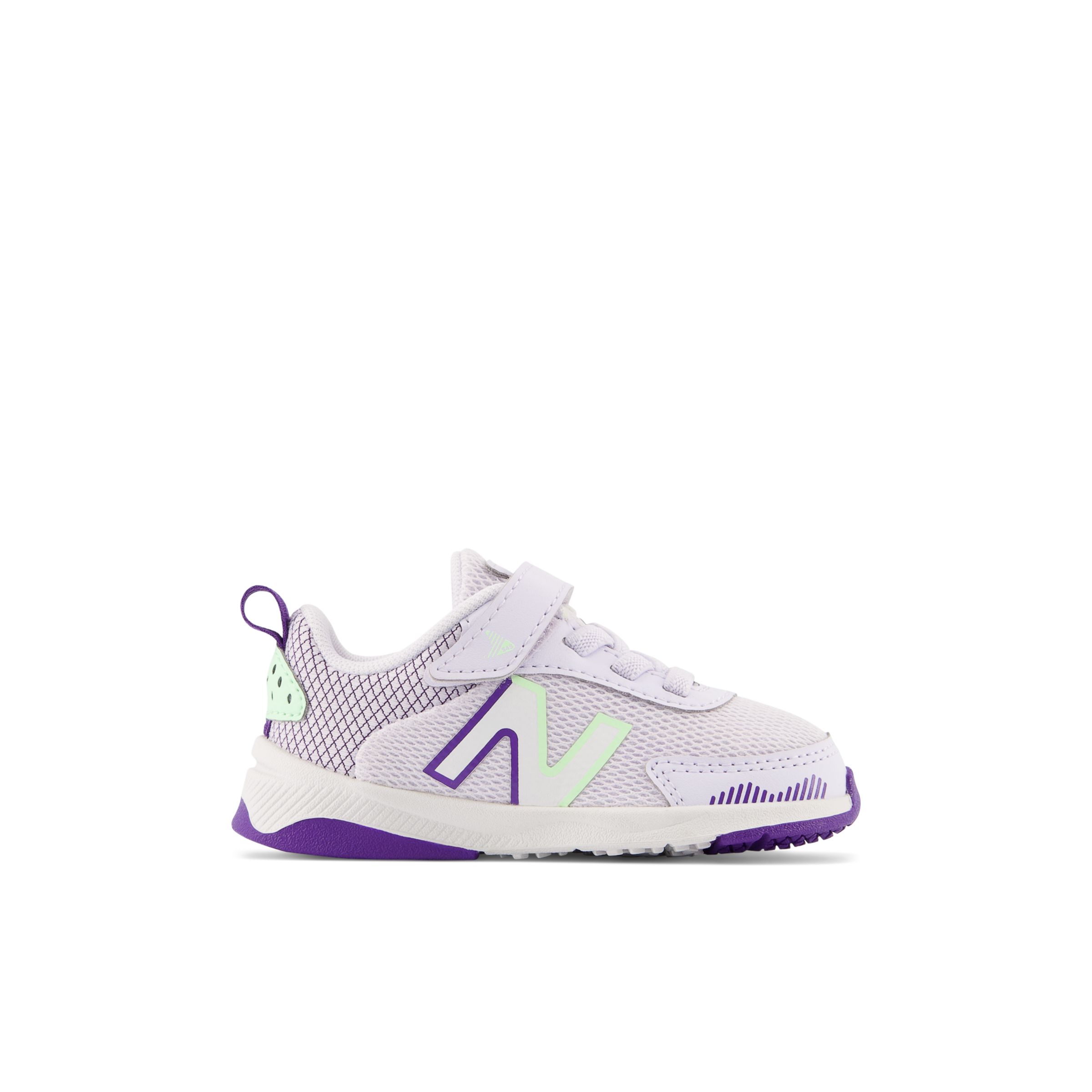 

New Balance Kids' Dynasoft 545 Bungee Lace with Top Strap Purple/Green - Purple/Green