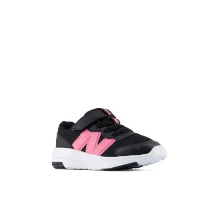 578 Hook & Loop, Black with Signal Pink, IT578BP