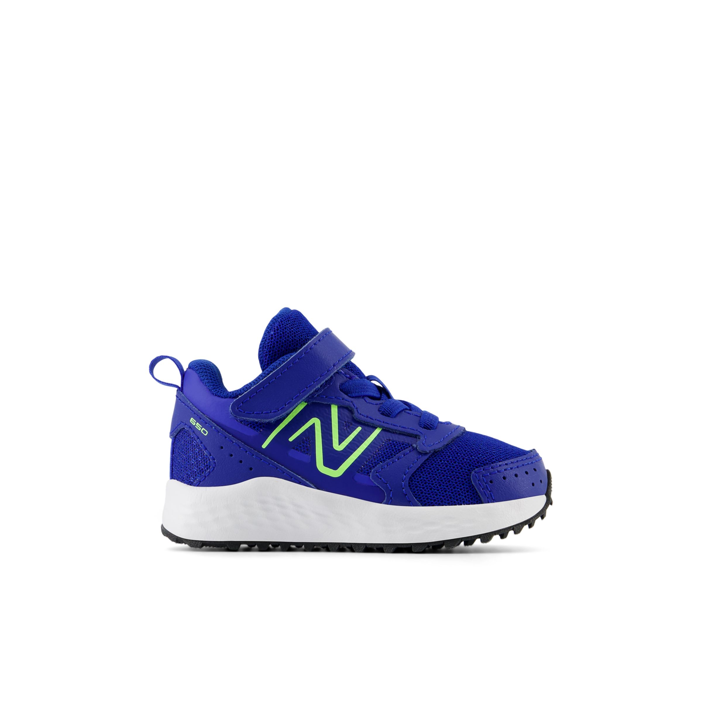 

New Balance Kids' Fresh Foam 650 Bungee Lace with Top Strap Blue/Green - Blue/Green