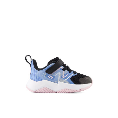 

New Balance Kids' Rave Run v2 Bungee Lace with Top Strap Black/Blue/Pink - Black/Blue/Pink