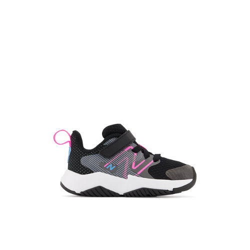 

New Balance Kids' Rave Run v2 Bungee Lace with Top Strap Black/Pink - Black/Pink